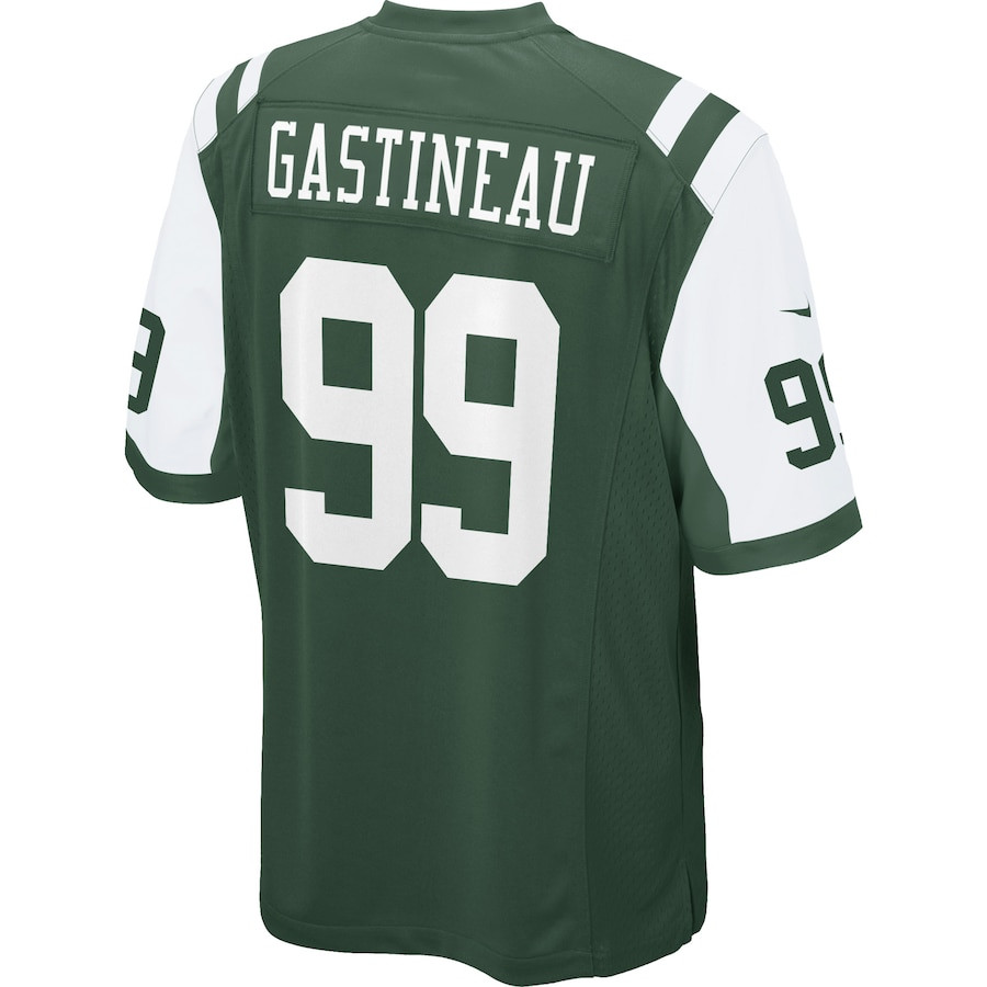 Mark Gastineau 99 New York Jets Retired Game Green NFL Jersey Men's