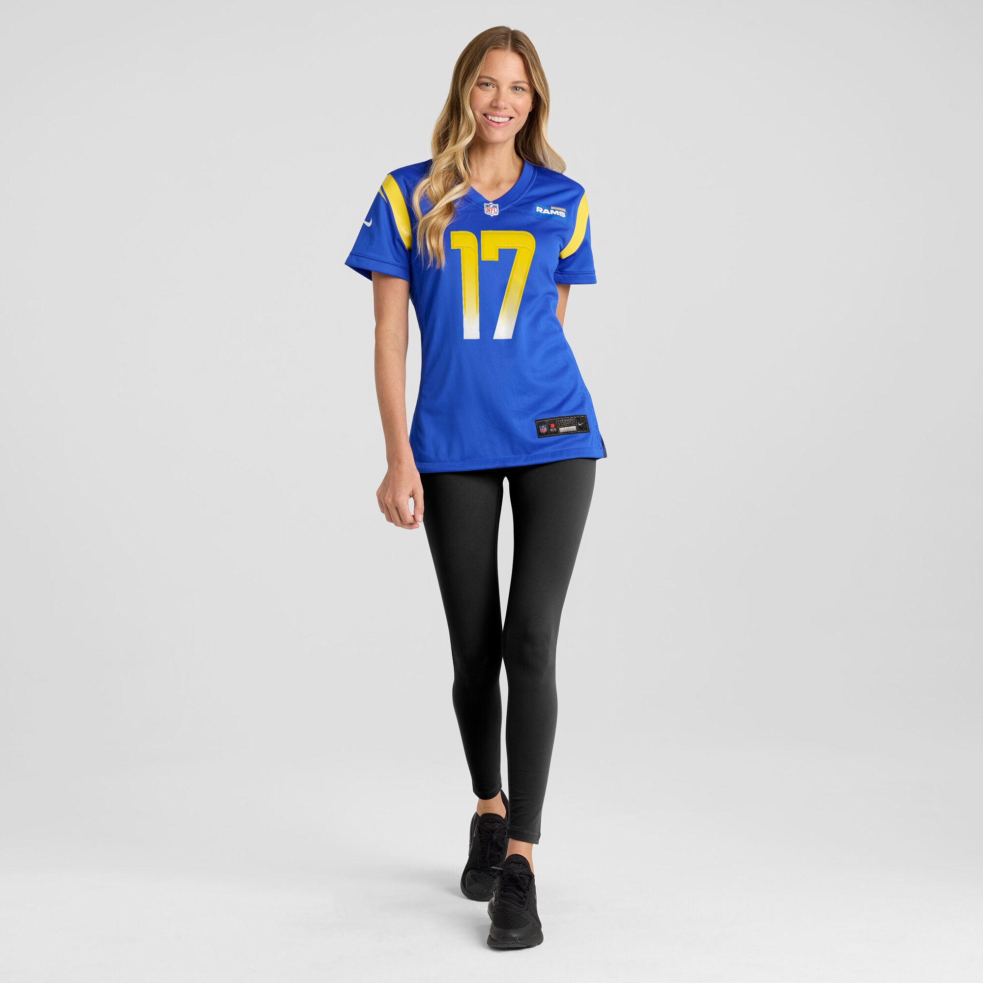 Los Angeles Rams Puka Nacua Royal Home Game NFL Jersey Women's