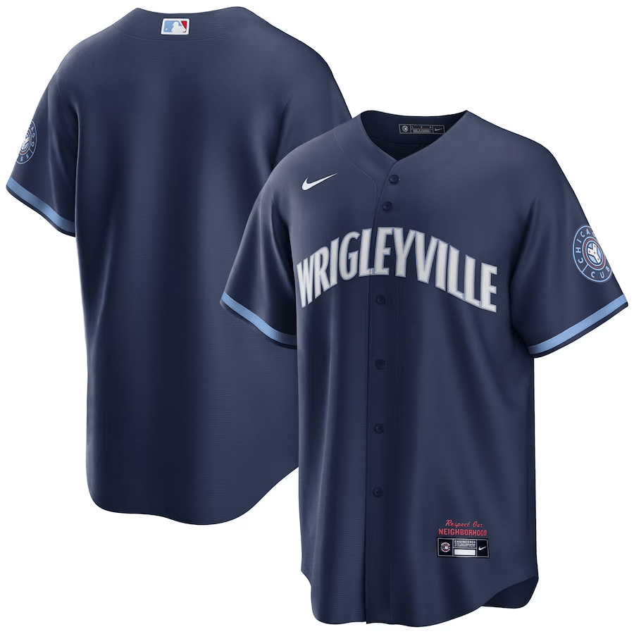 Chicago Cubs City Connect Navy MLB Jersey Men's