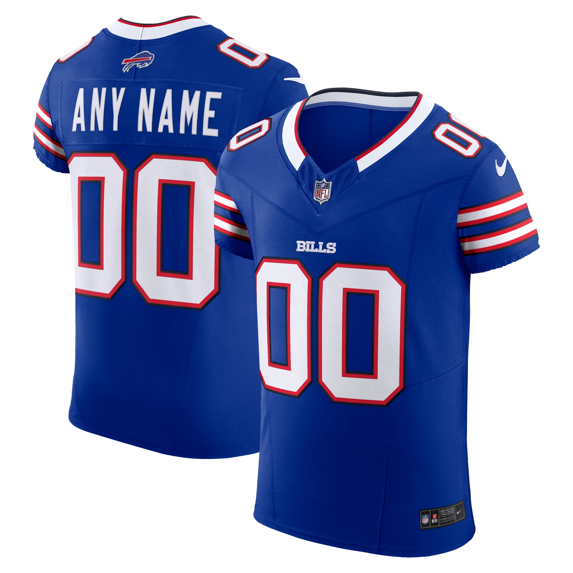 Buffalo Bills Royal Vapor F.U.S.E. Elite Custom NFL Jersey Men's