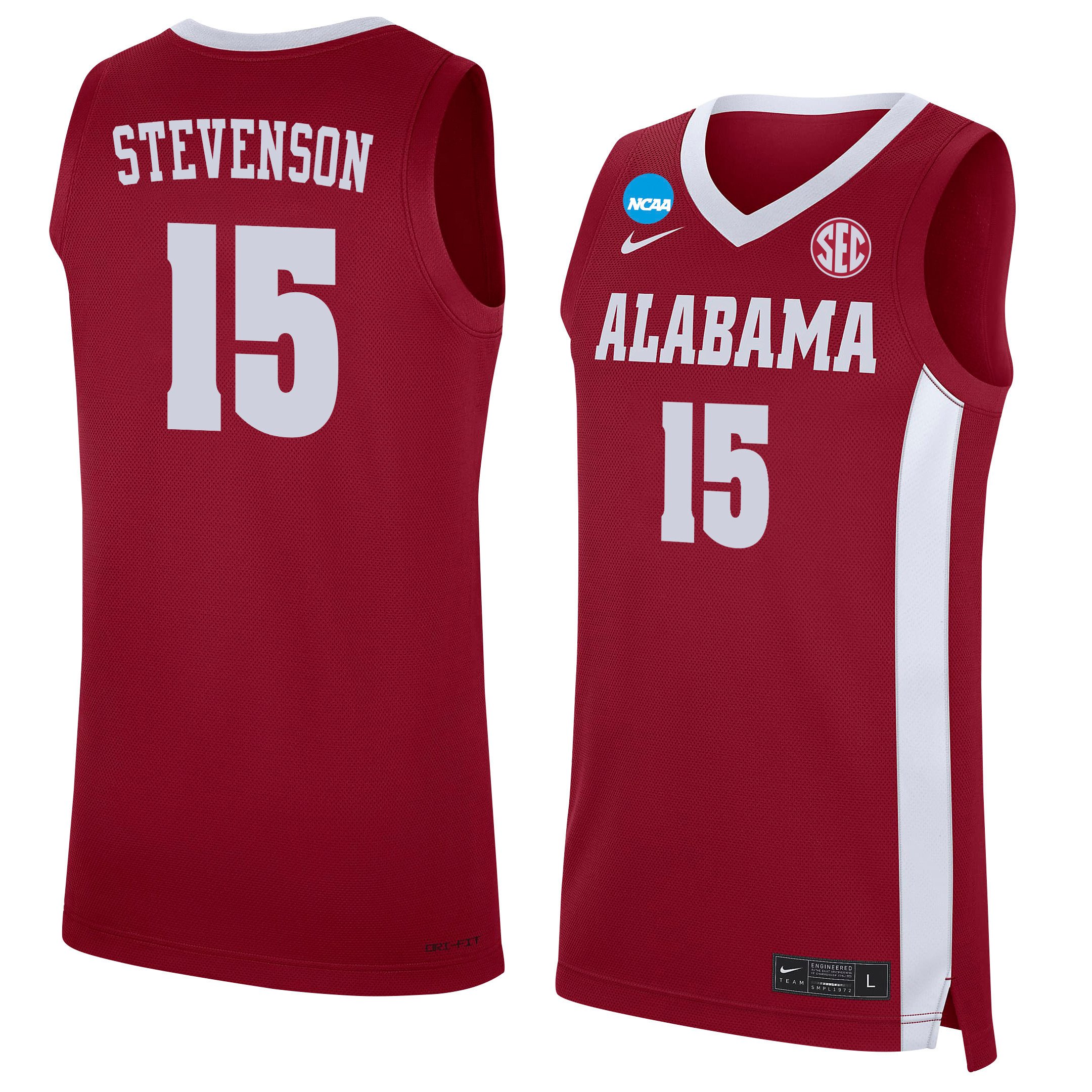 Jarin Stevenson 15 Alabama Crimson Tide 2024 Red Unisex NCAA Jersey Unisex