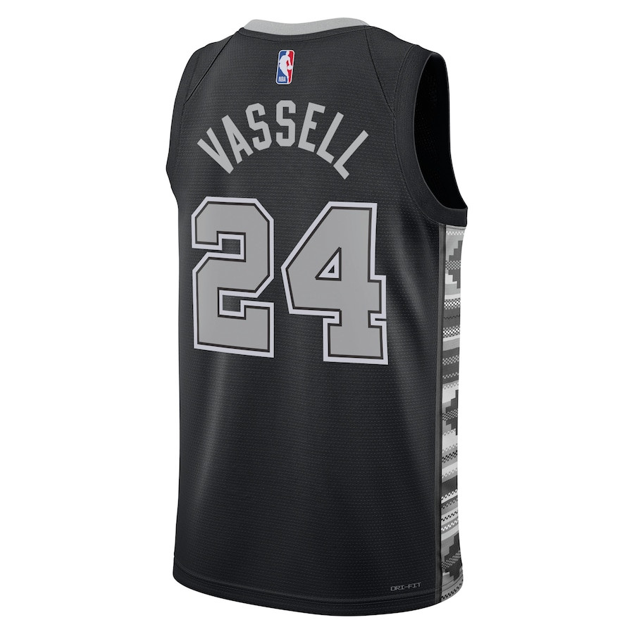 Devin Vassell 24 San Antonio Spurs Unisex Swingman Statement Edition Black NBA Jersey Unisex