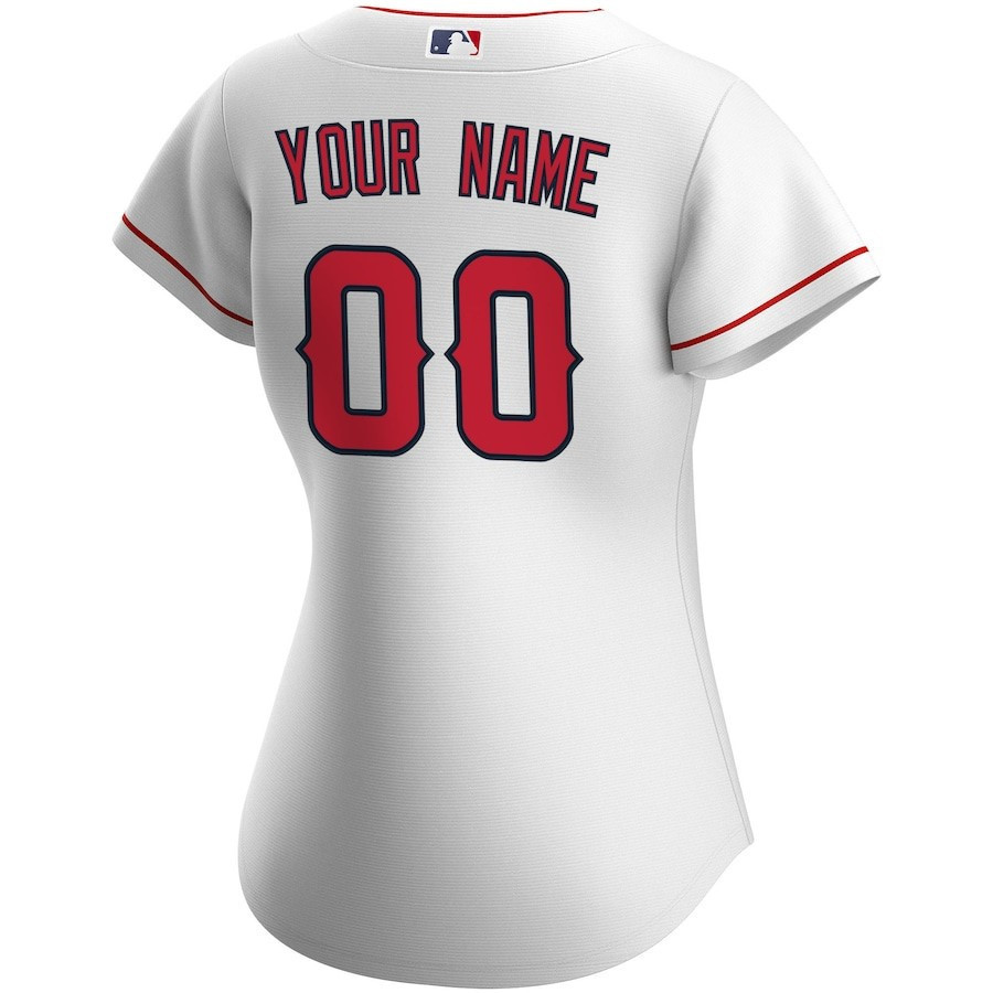 Los Angeles Angels Home Custom White MLB Jersey Women's