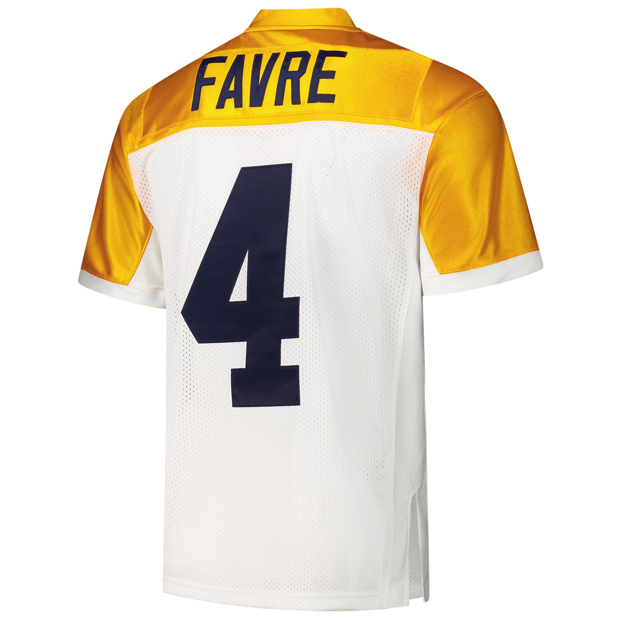 Green Bay Packers 1994 Brett Favre Mitchell Ness White Throwback Retired Player NFL Jersey Men's