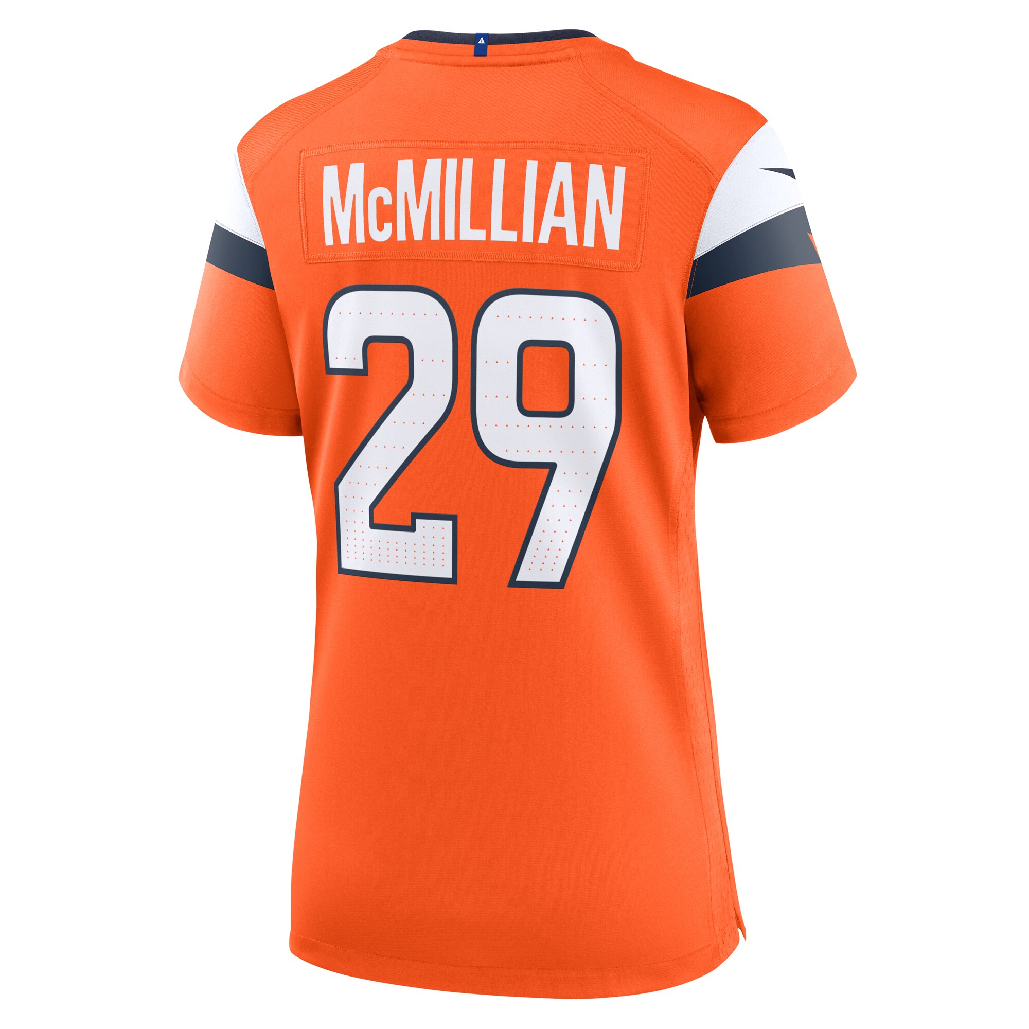 Denver Broncos Ja'Quan McMillian Orange Team Game NFL Jersey Women's