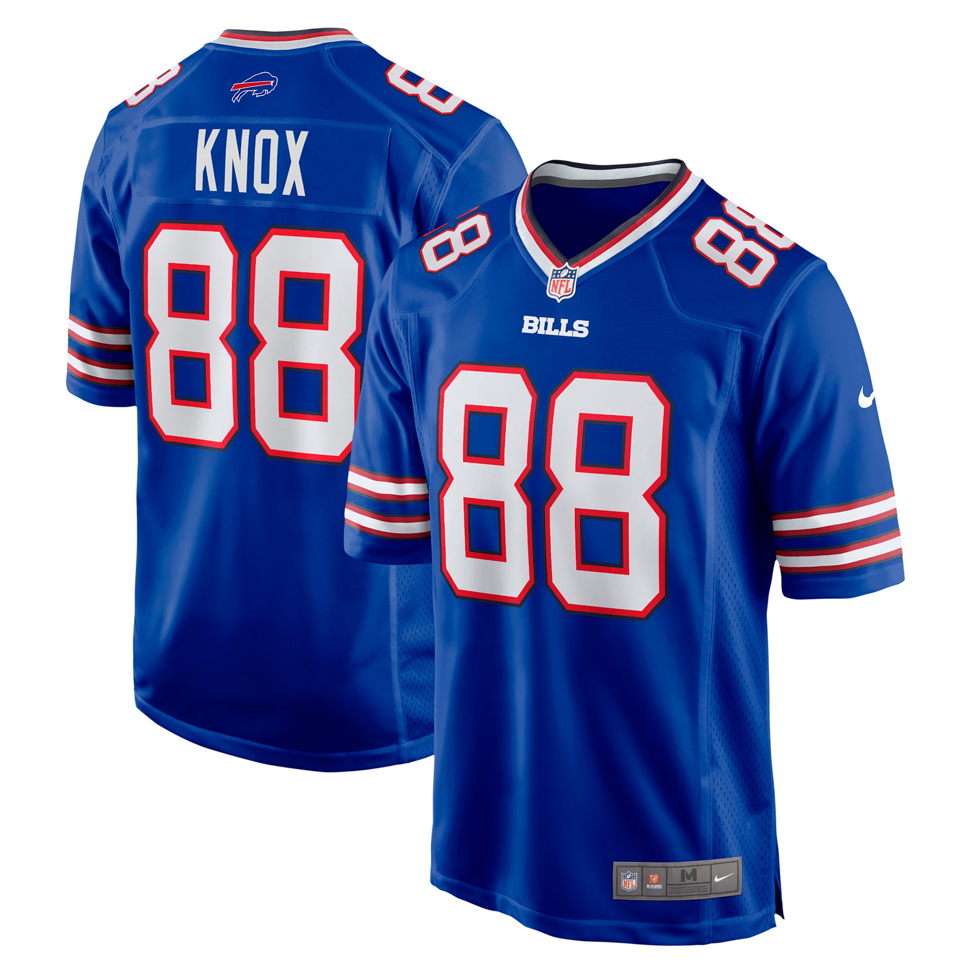 Buffalo Bills Dawson Knox Royal Game NFL Jersey Men's