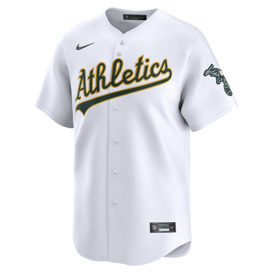 Oakland Athletics Home Limited White MLB Jersey Youth
