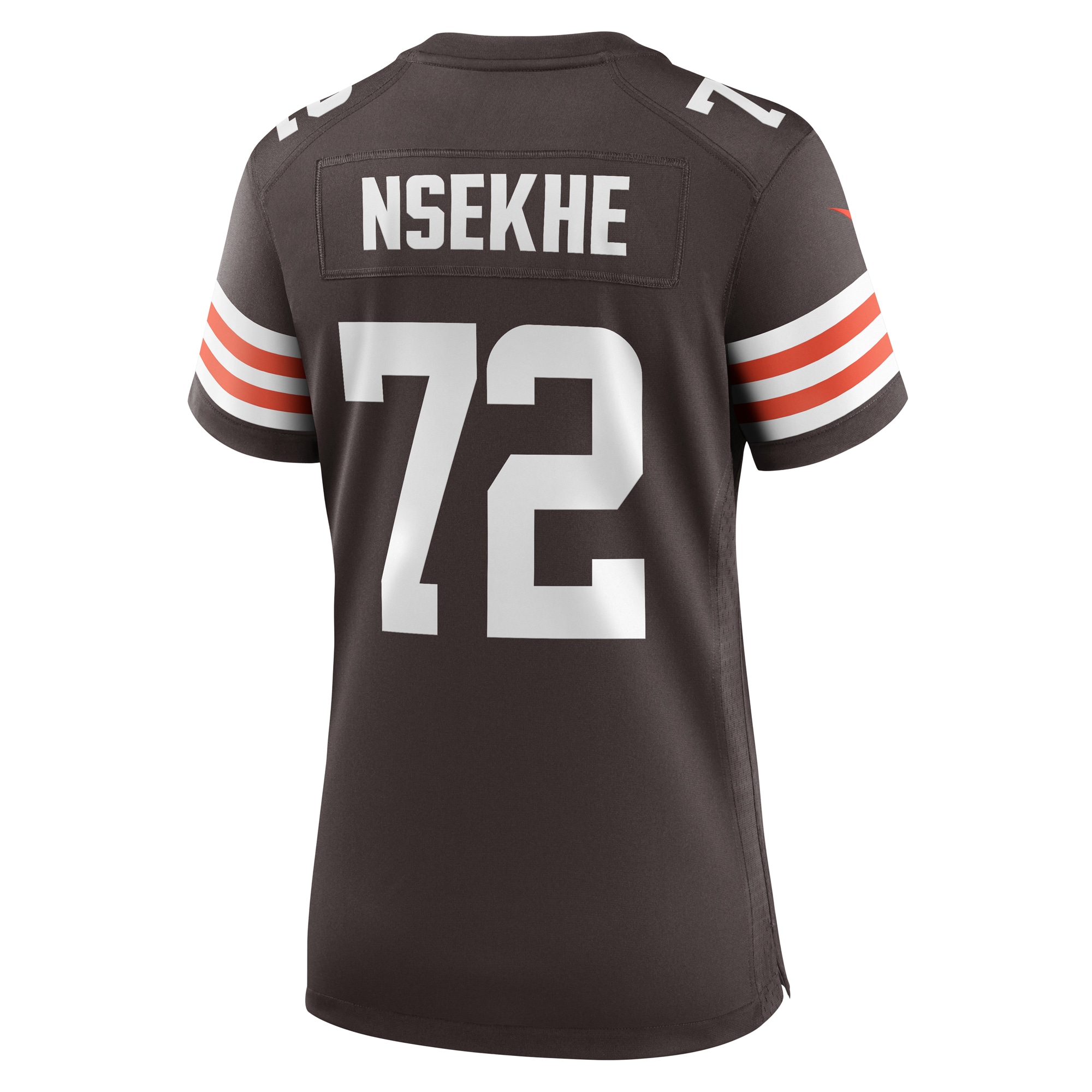 Cleveland Browns Ty Nsekhe Brown Game NFL Jersey Women's