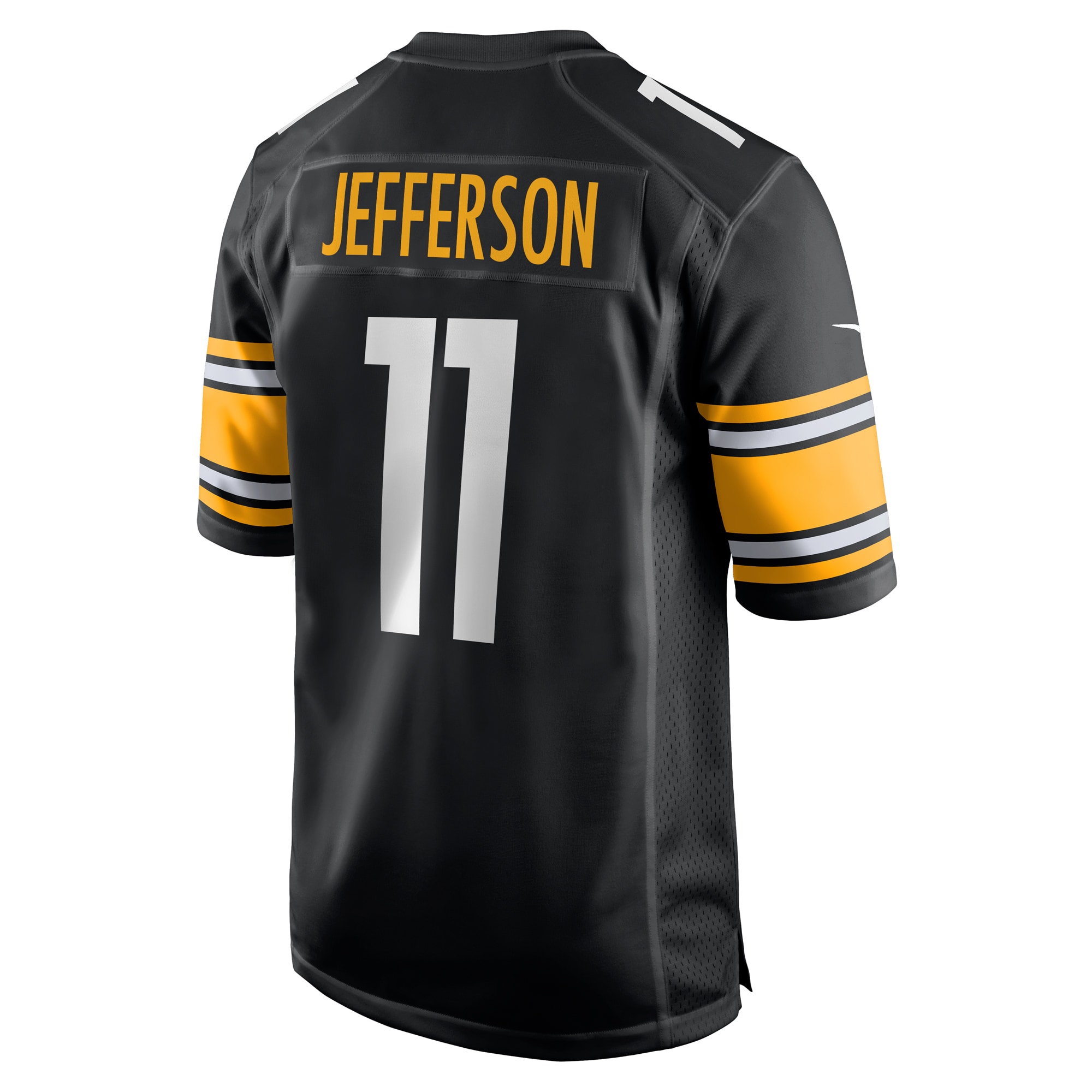 Pittsburgh Steelers Van Jefferson Black Game NFL Jersey Men's