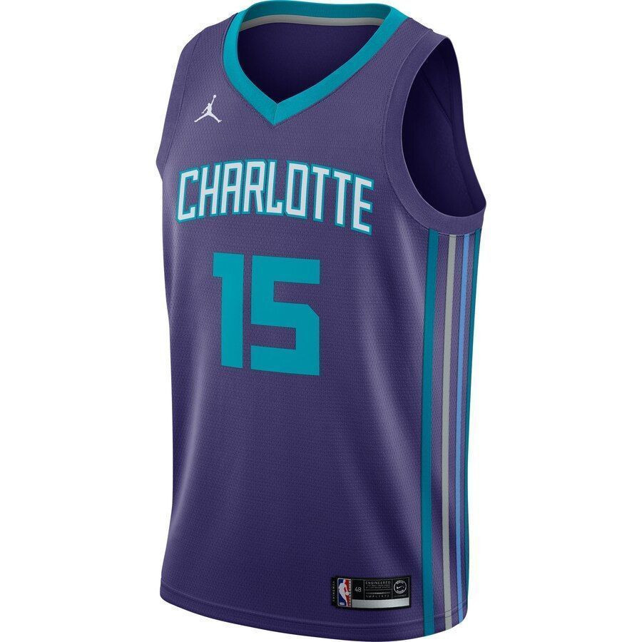 Kemba Walker Charlotte Hornets Swingman Statement Edition Purple NBA Jersey Men's