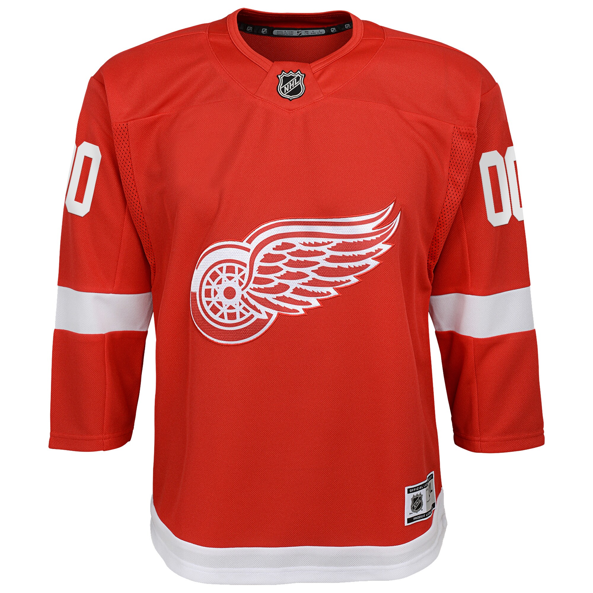 Detroit Red Wings Red Home Custom Premier NHL Jersey Youth