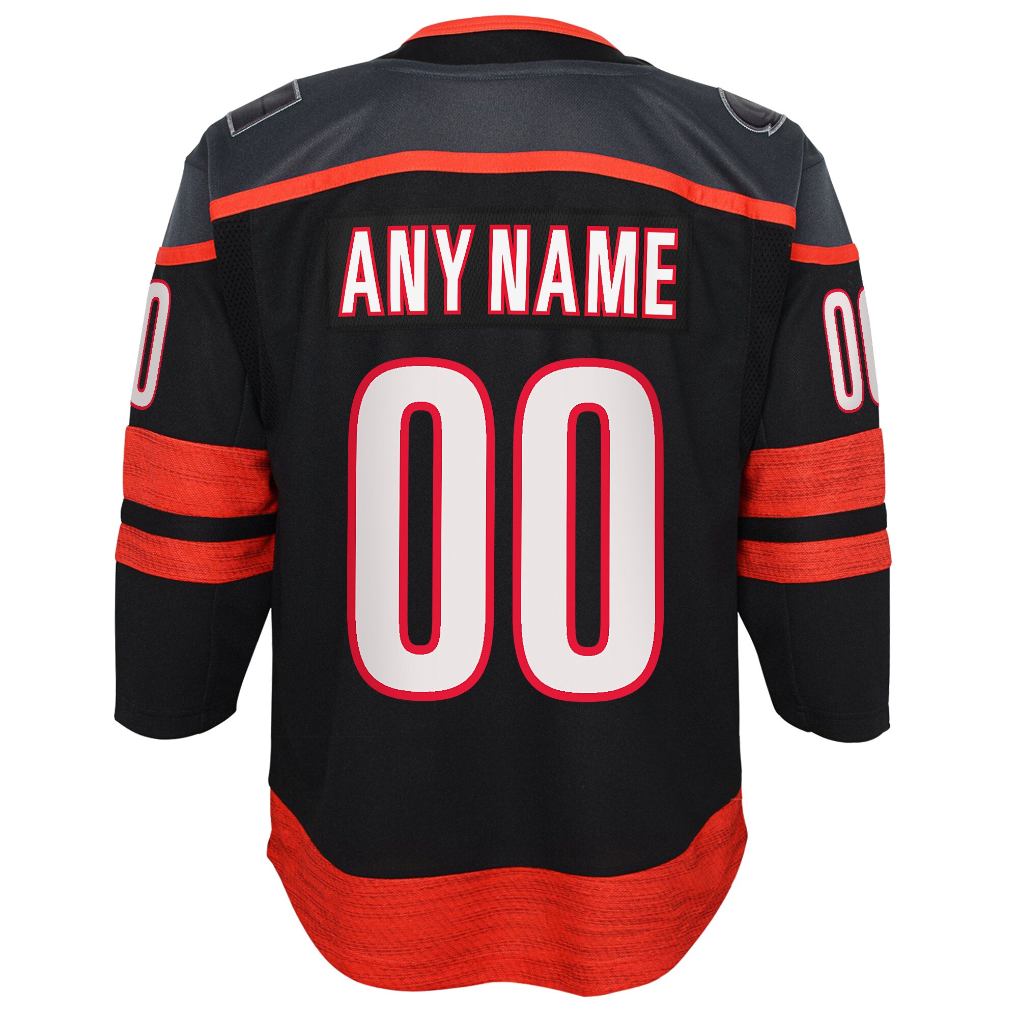 Carolina Hurricanes Black Home Premier Custom NHL Jersey Youth