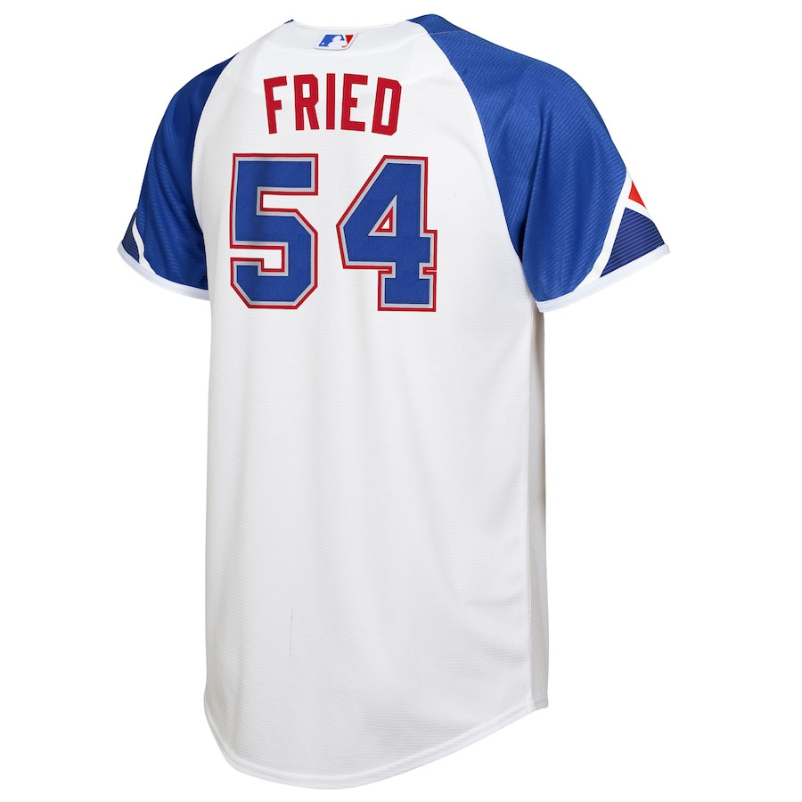 Max Fried 54 Atlanta Braves 2023 City Connect White MLB Jersey Youth