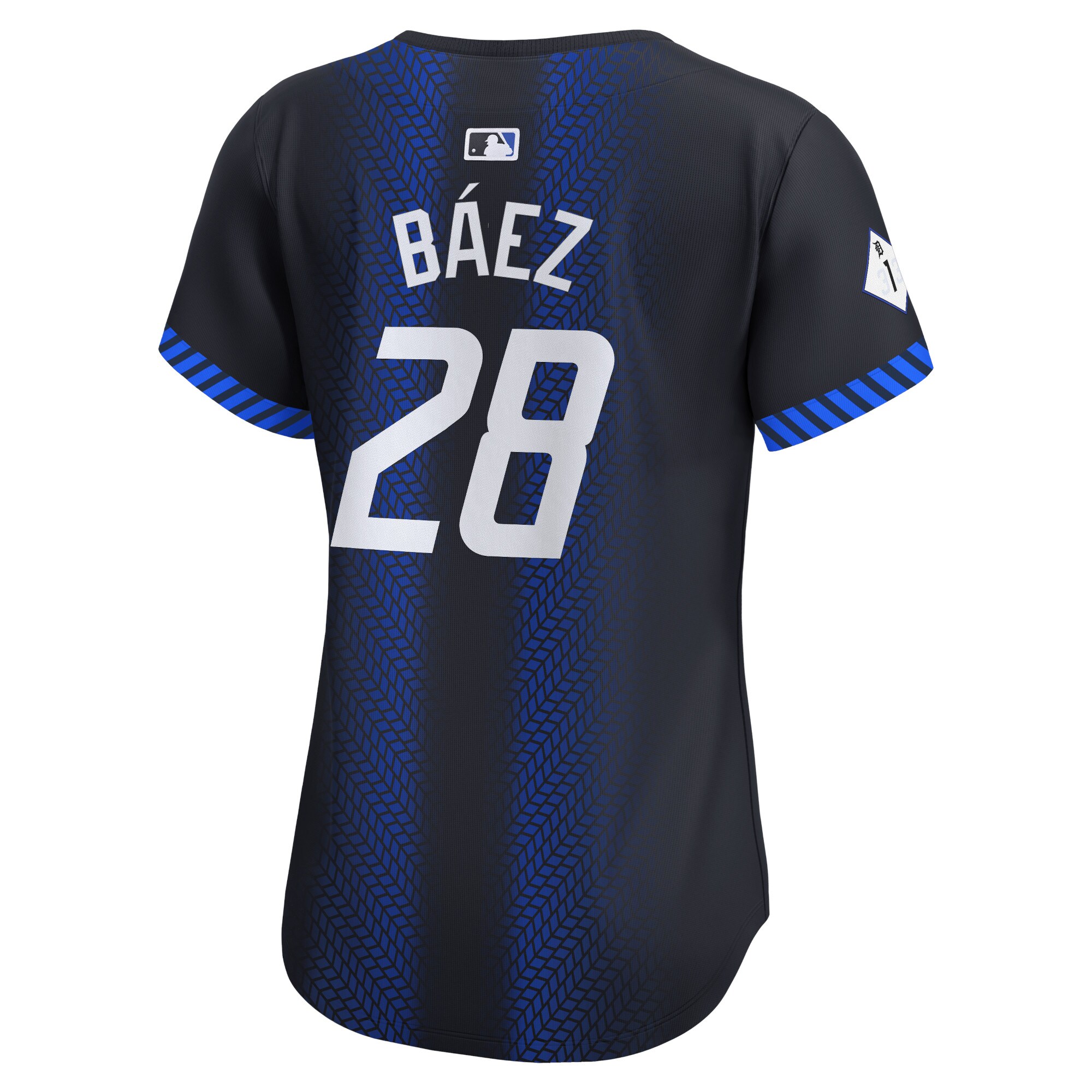 Detroit Tigers Javier Baez Navy 2024 City Connect Limited MLB Jersey Women's