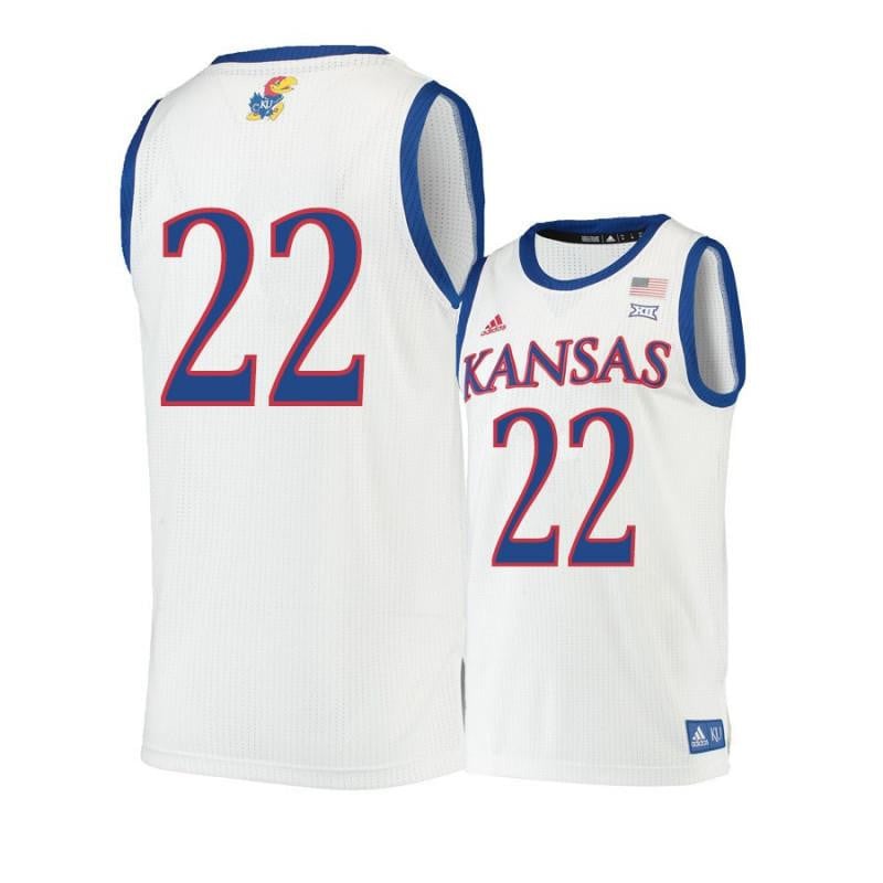 22 Dwight Coleby Beige Kansas Jayhawks NCAA Jersey Men's