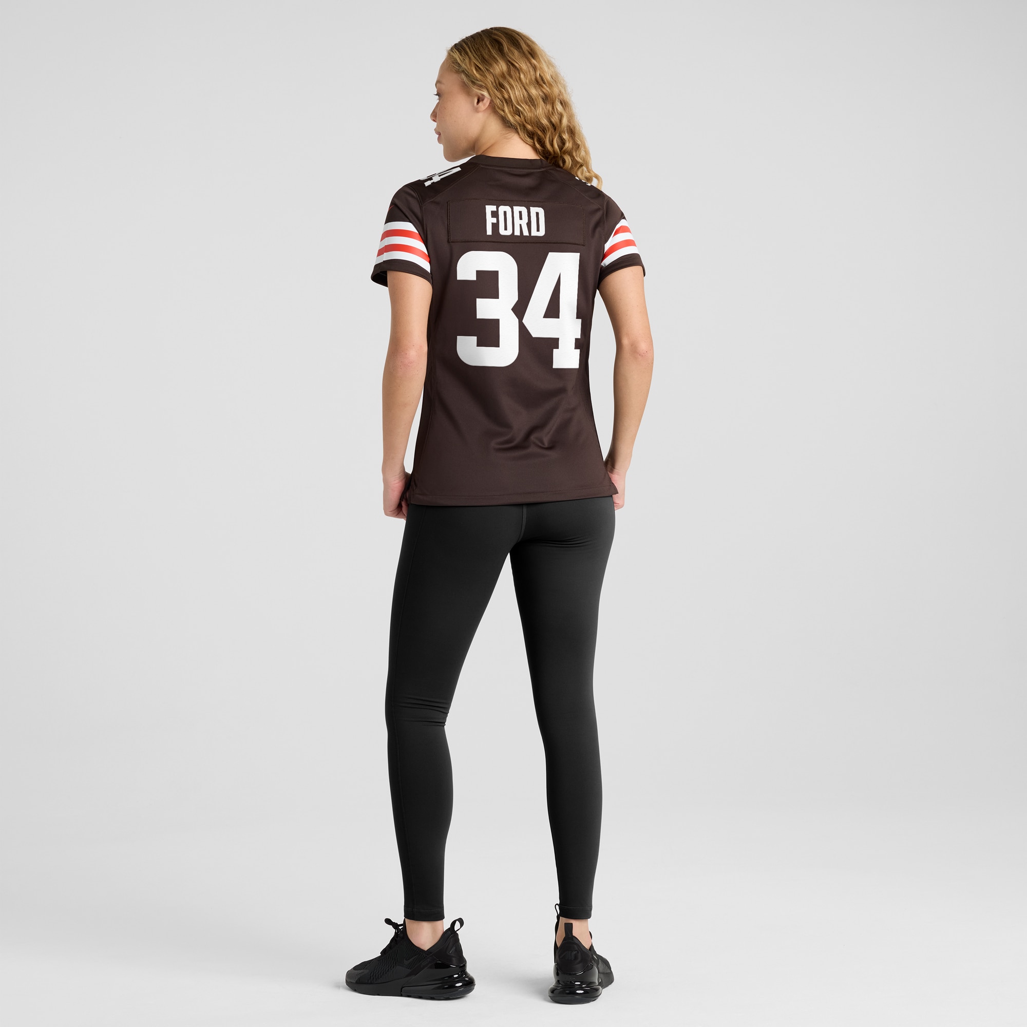 Cleveland Browns Jerome Ford Brown Game Player NFL Jersey Women's