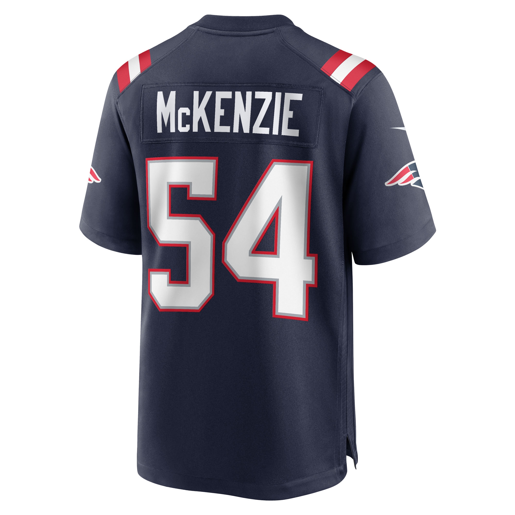 New England Patriots Jalen McKenzie Navy Team Game NFL Jersey Men's