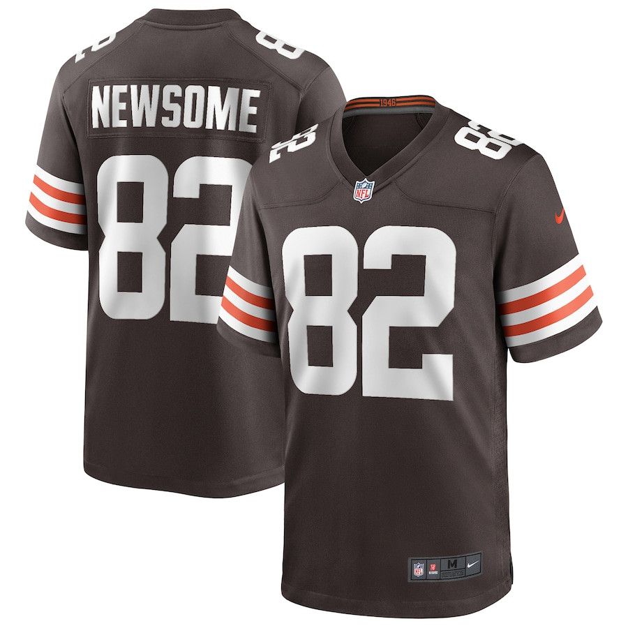 Ozzie Newsome 82 Cleveland Browns Game Retired Brown NFL Jersey Men's