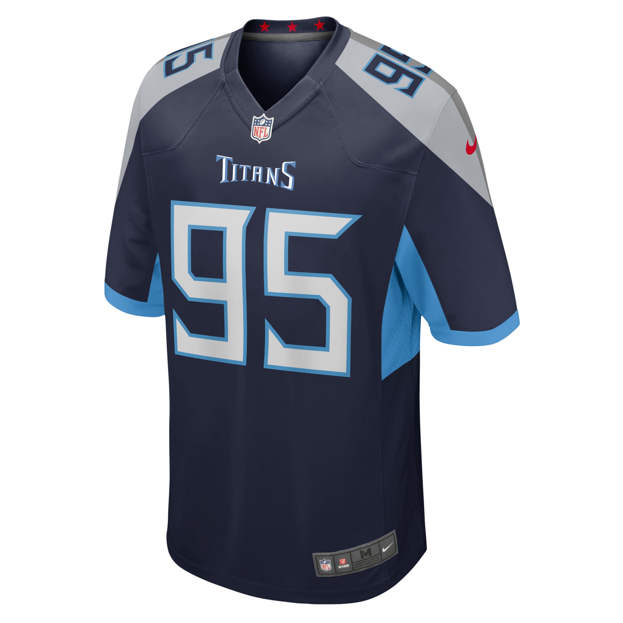 Tennessee Titans Kyle Peko Navy Team Game NFL Jersey Men's