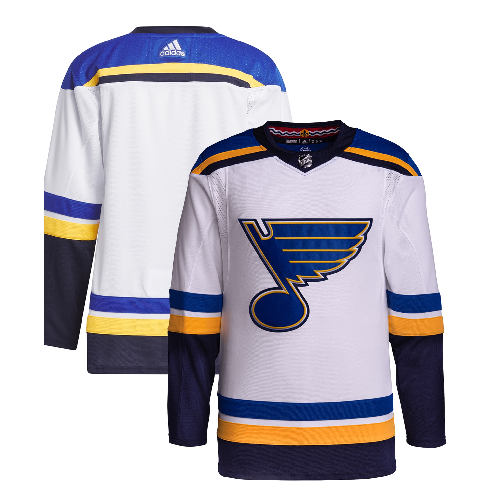 St. Louis Blues White Away Primegreen NHL Jersey Men's