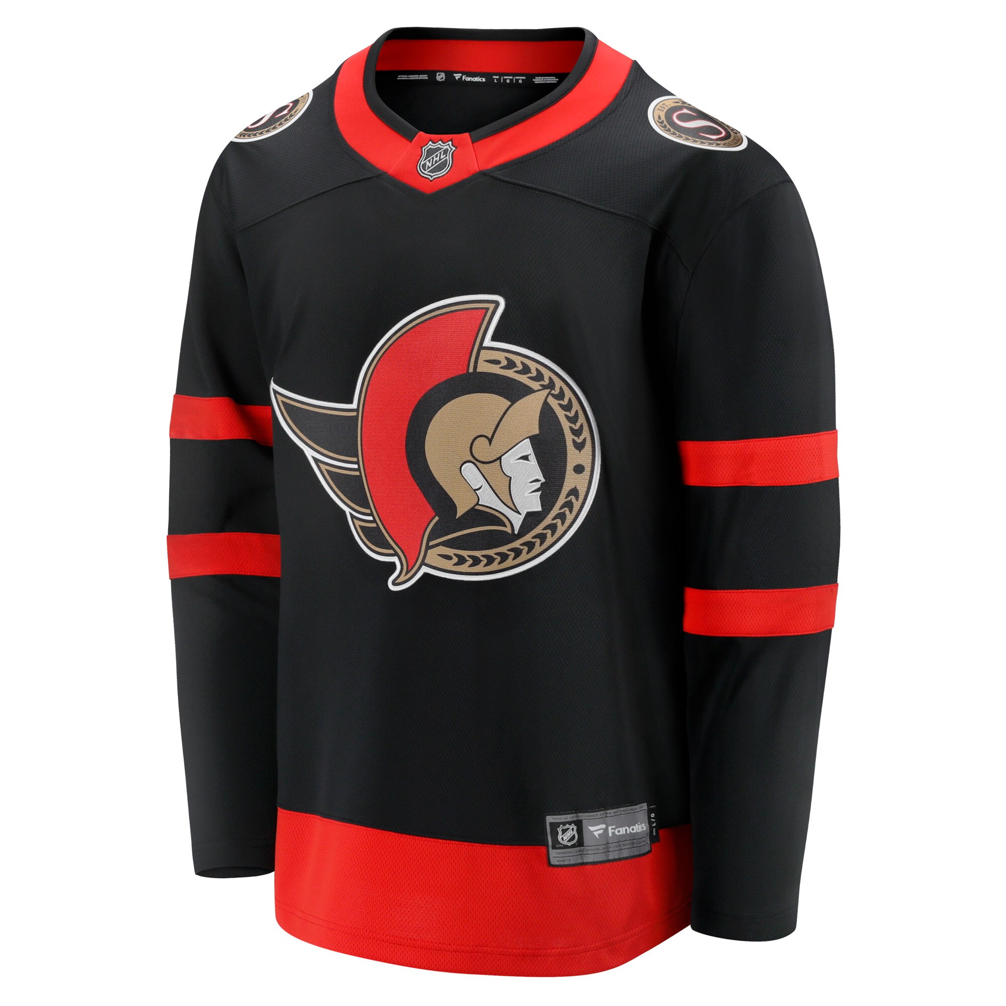 Ottawa Senators Black Home Breakaway NHL Jersey Men's