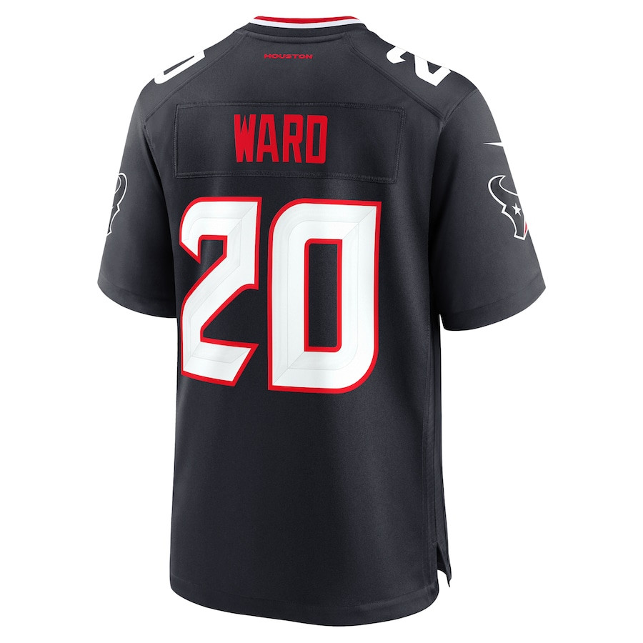 Jimmie Ward 20 Houston Texans Team Game Navy NFL Jersey Men's