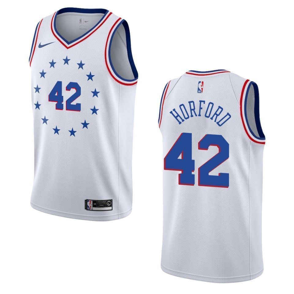 Philadelphia 76ers 42 Al Horford Earned Swingman Horford NBA Jersey Men's