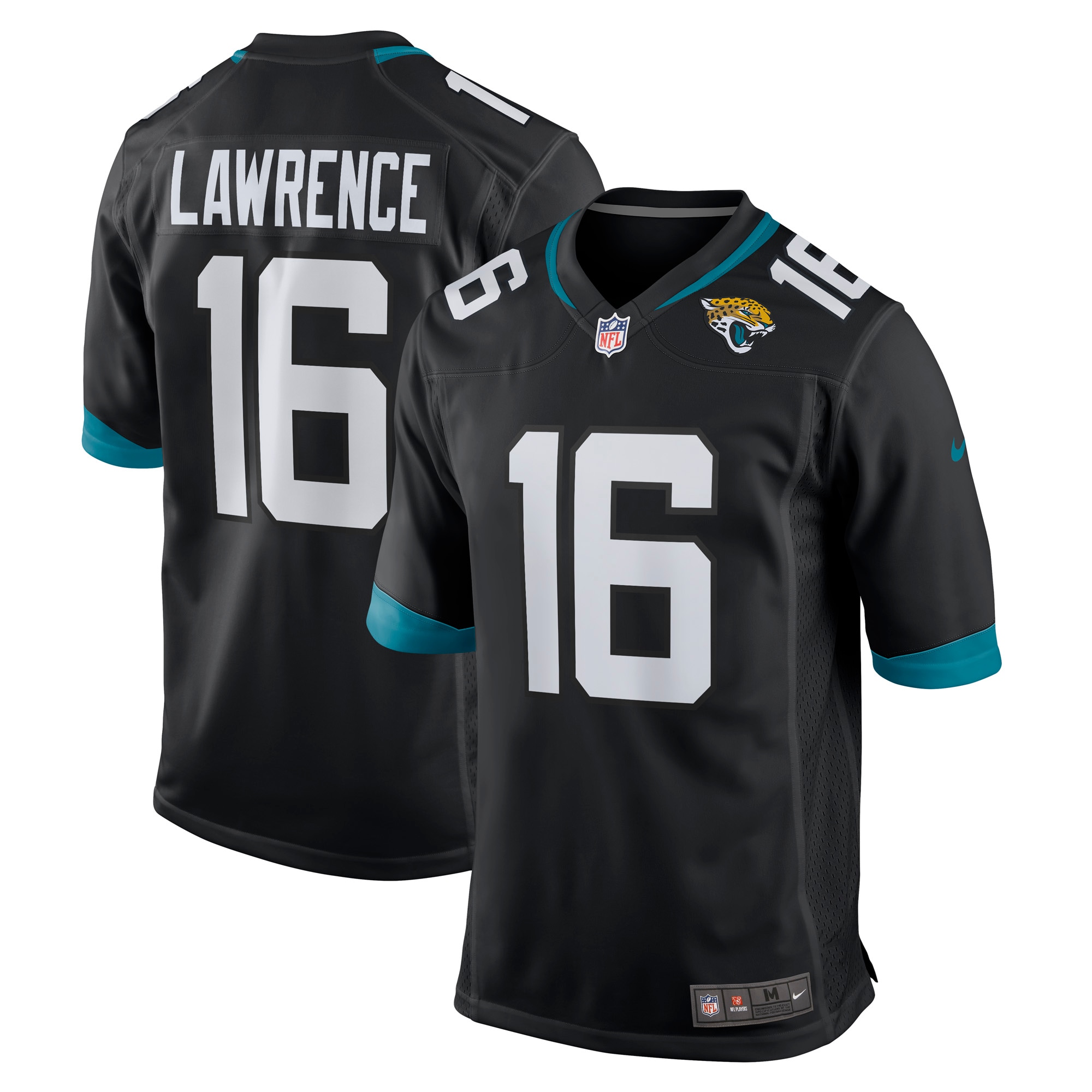 Jacksonville Jaguars Trevor Lawrence Black Alternate Player Game NFL Jersey Men's