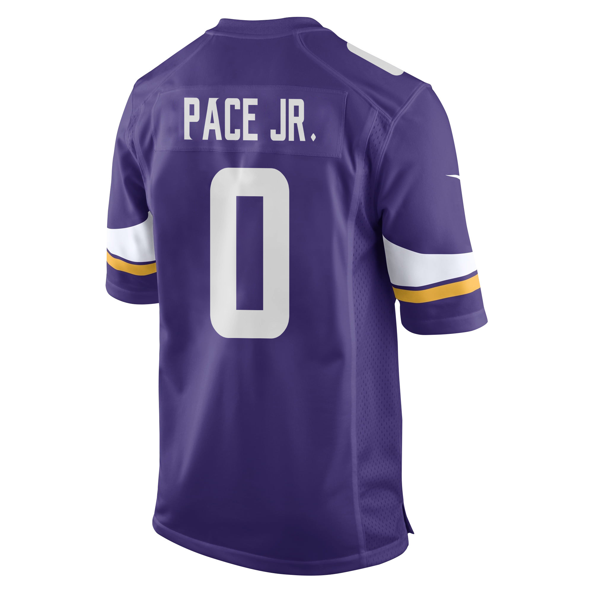Ivan Pace Jr. 0 Minnesota Vikings Super Bowl LIX New Orleans Patch Game Purple NFL Jersey Men's
