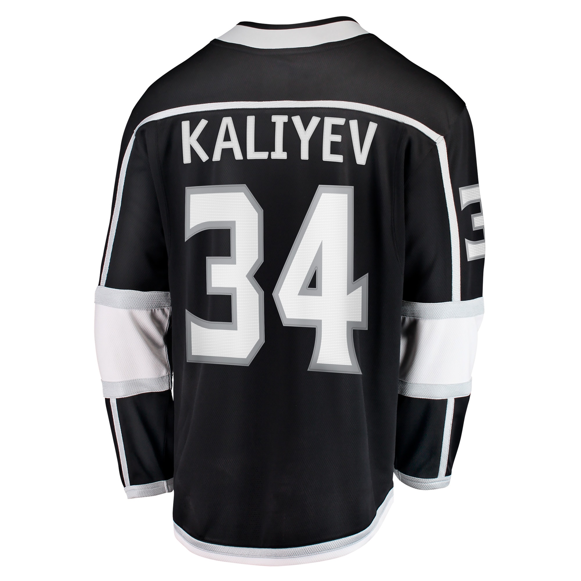Los Angeles Kings Arthur Kaliyev Black Home Breakaway Player NHL Jersey Men's