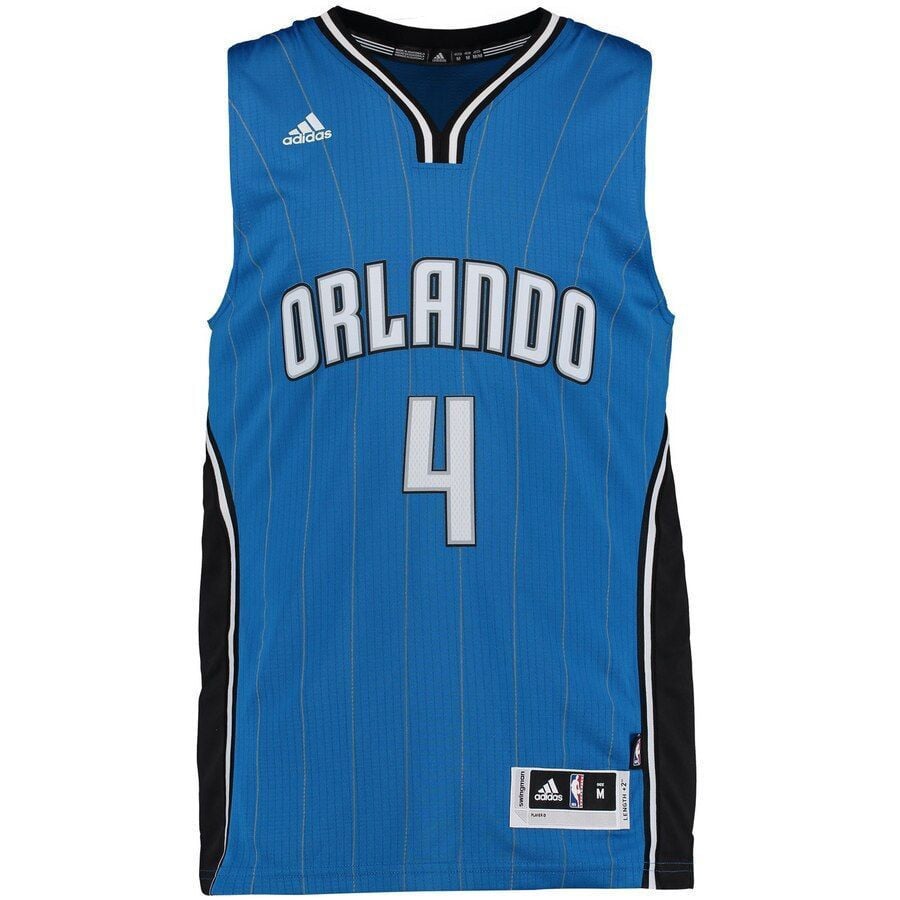 Elfrid Payton Orlando Magicc Swingman Climacool Blue NBA Jersey Men's