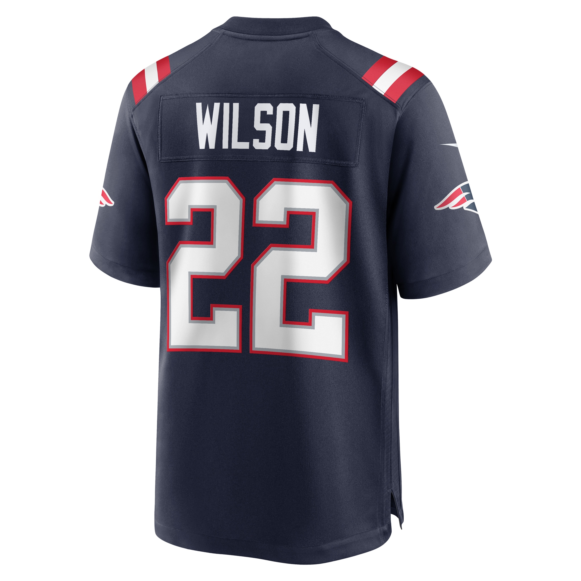 New England Patriots Marco Wilson Navy Game NFL Jersey Men's