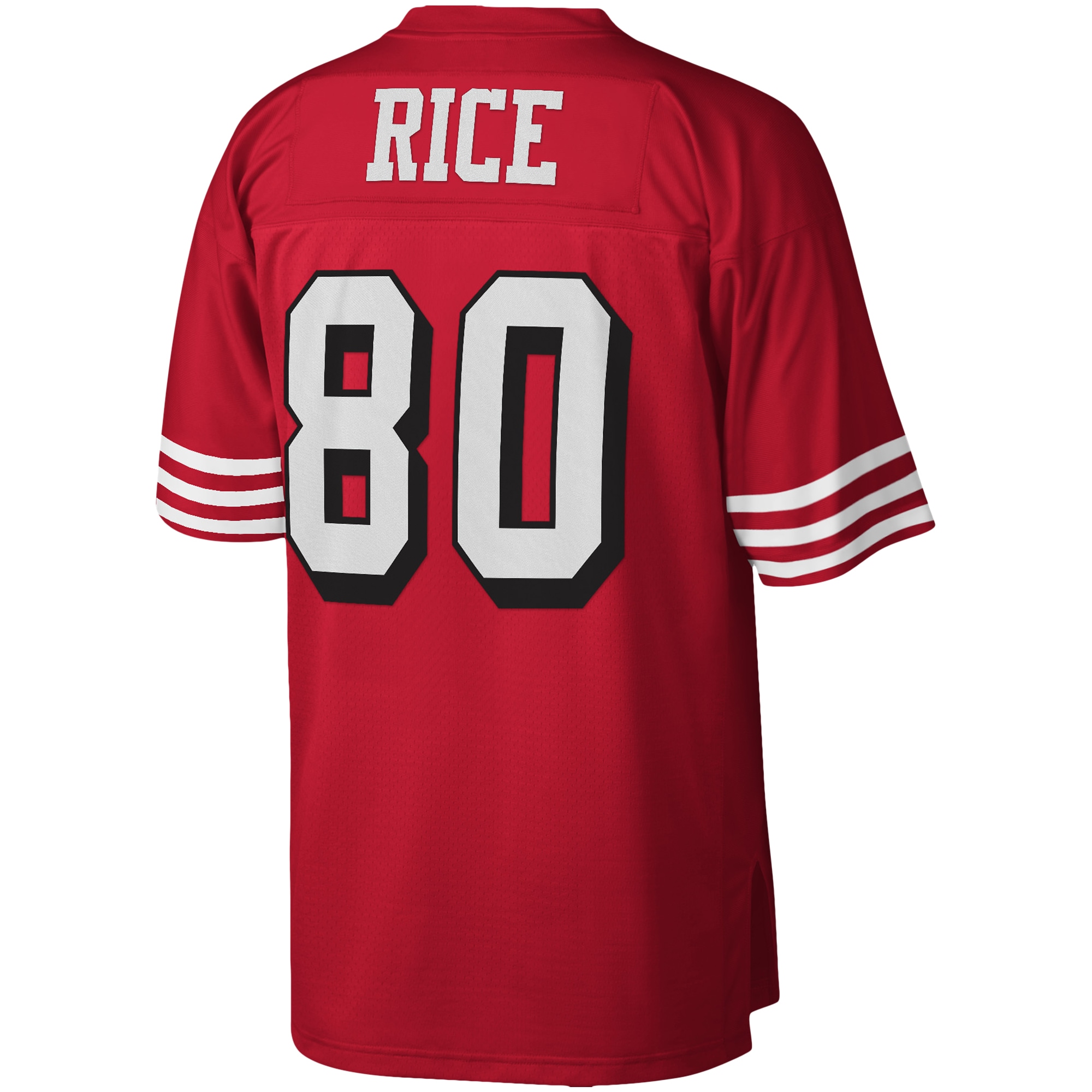 San Francisco 49ers Jerry Rice Mitchell Ness Scarlet Legacy NFL Jersey Men's