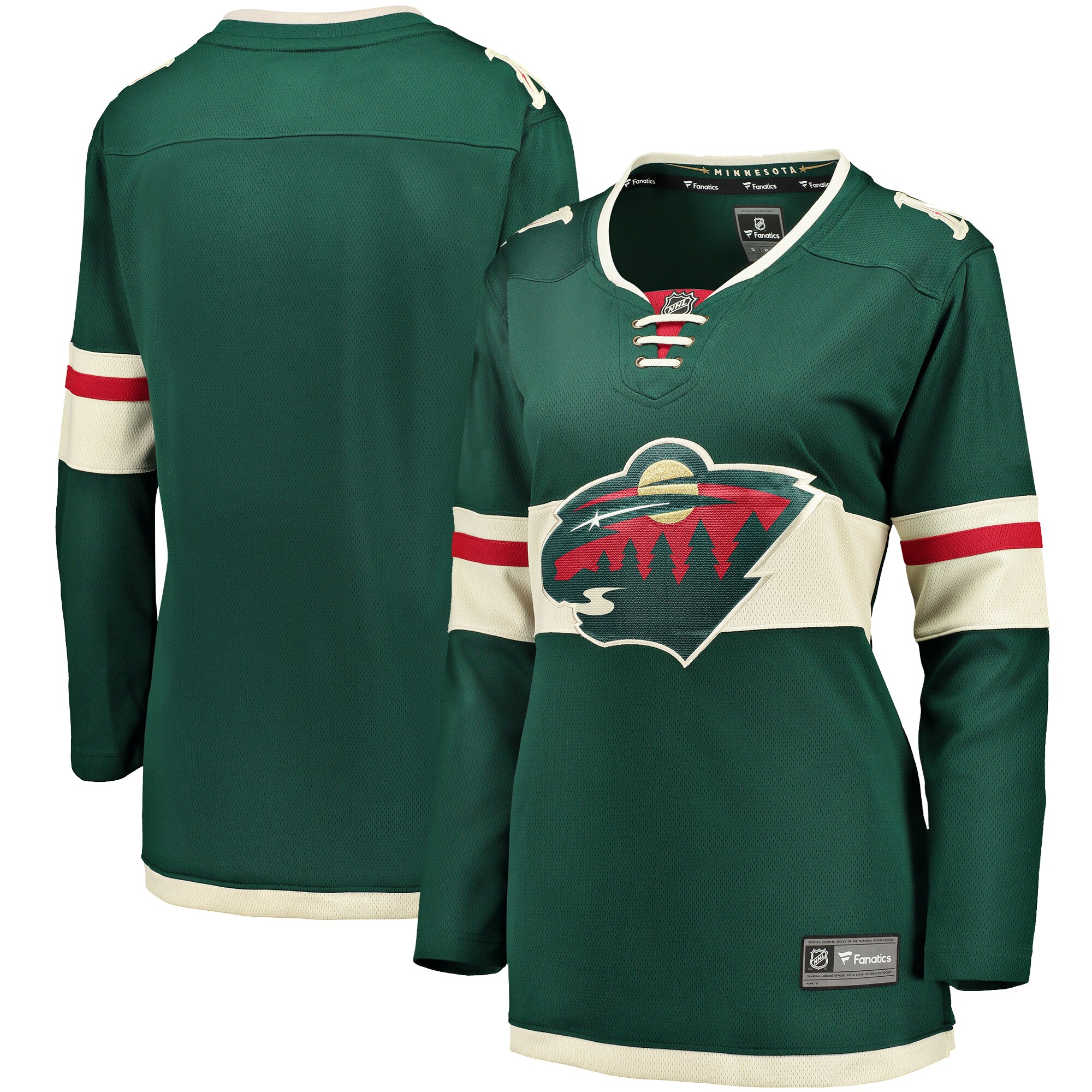 Minnesota Wild Green Breakaway Home NHL Jersey Women's