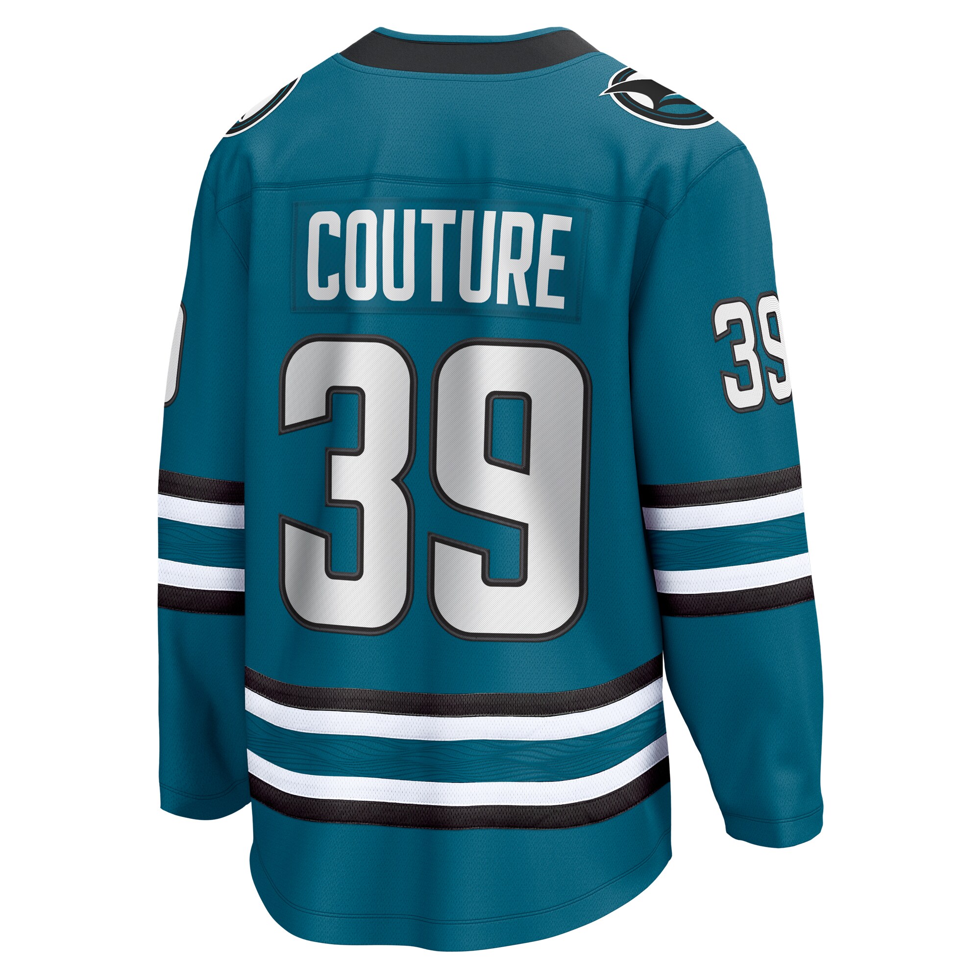 San Jose Sharks Logan Couture Teal Home Breakaway NHL Jersey Men's