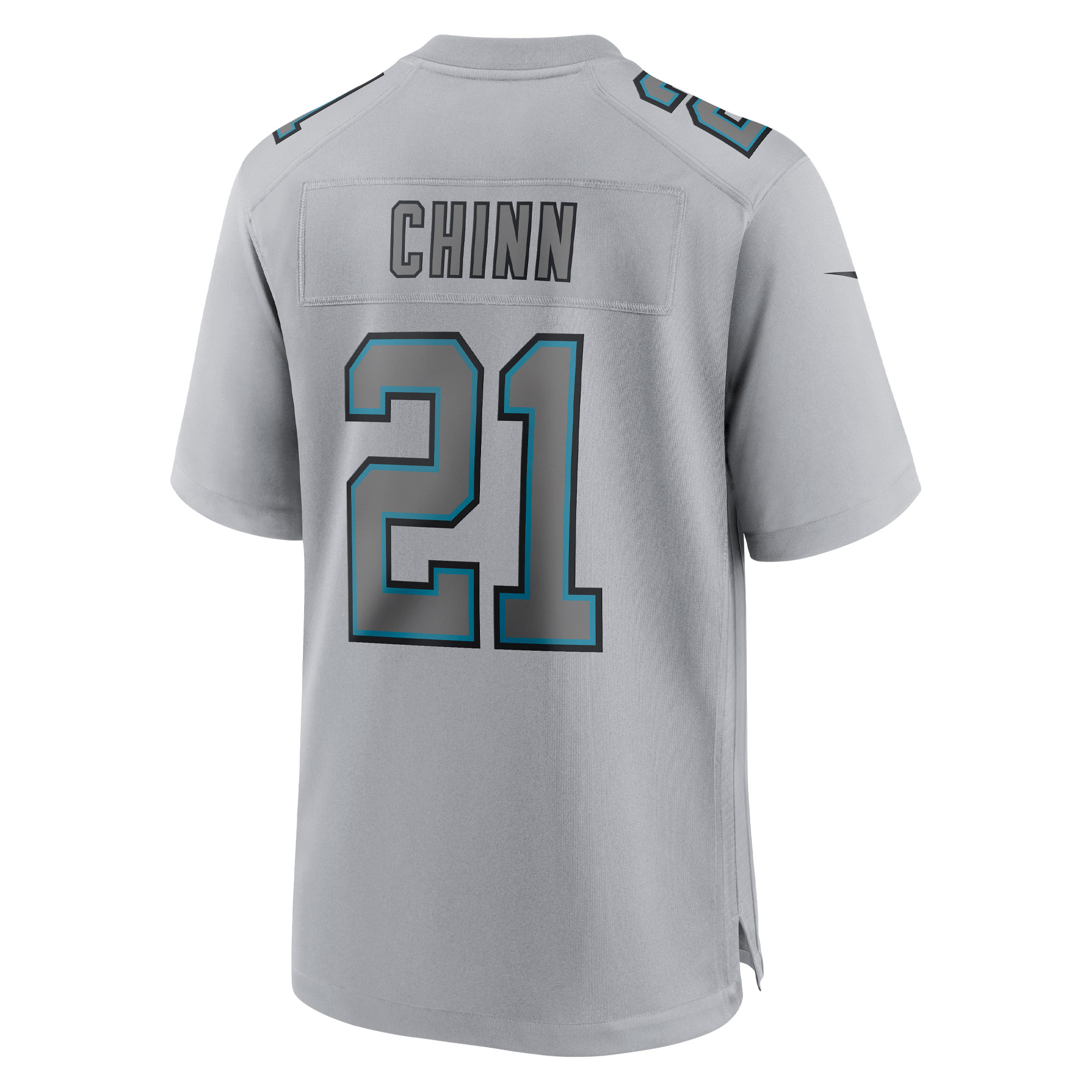 Carolina Panthers Jeremy Chinn Gray Atmosphere Fashion Game NFL Jersey Men's