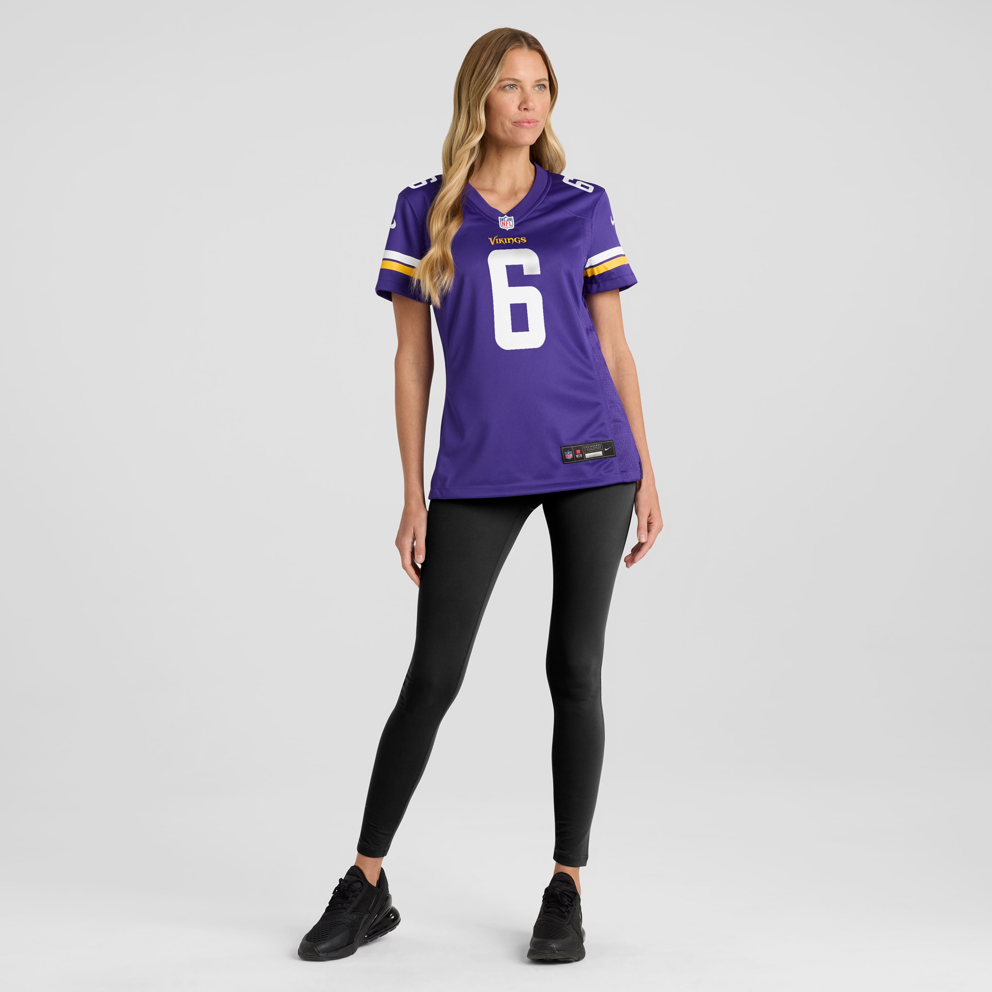 Minnesota Vikings Lewis Cine Purple Game Player NFL Jersey Women's