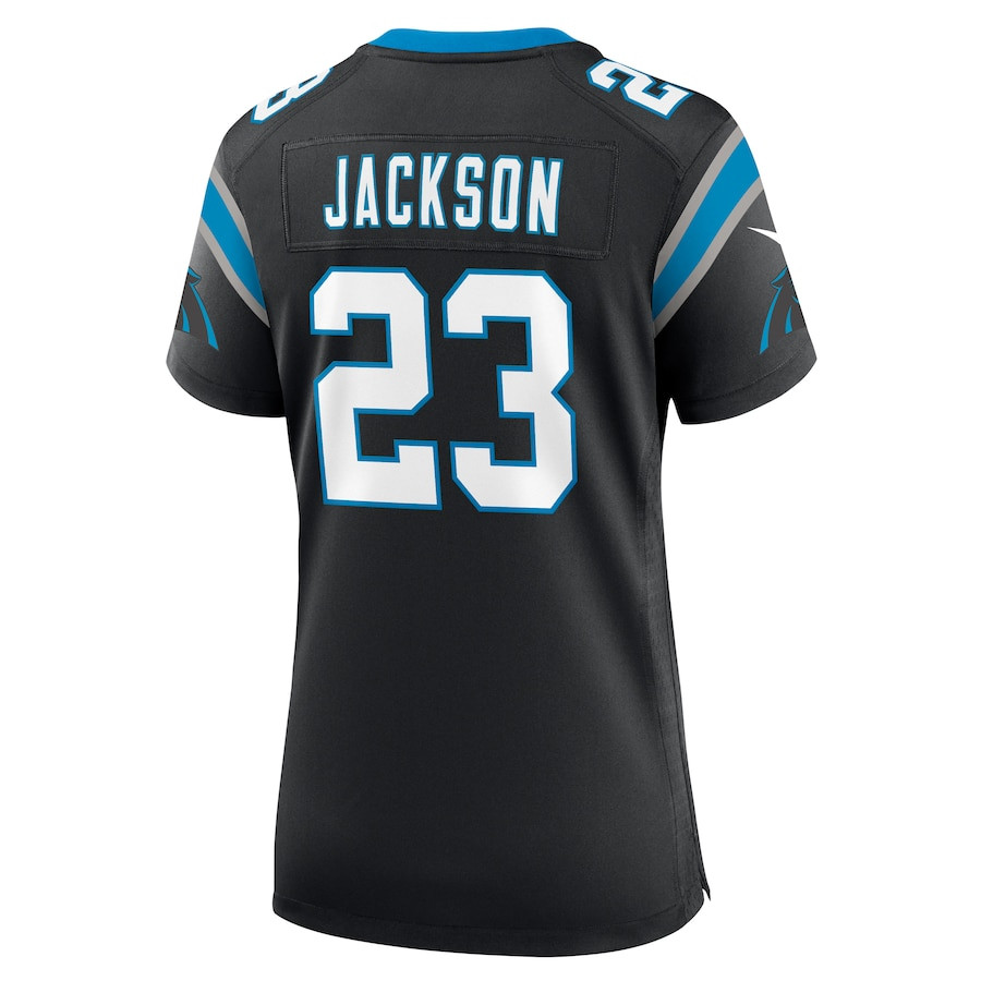Dane Jackson 23 Carolina Panthers Game Black NFL Jersey Women's