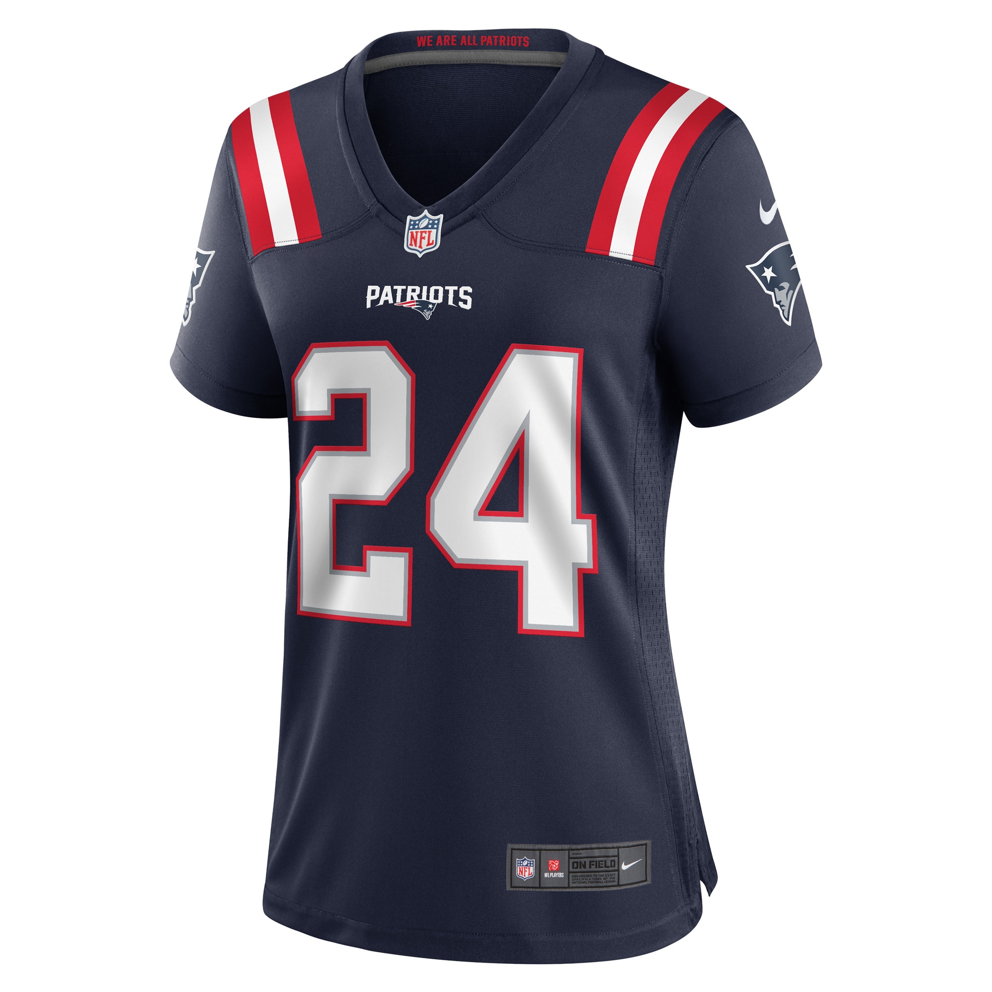New England Patriots Joshuah Bledsoe Navy Game Player NFL Jersey Women's
