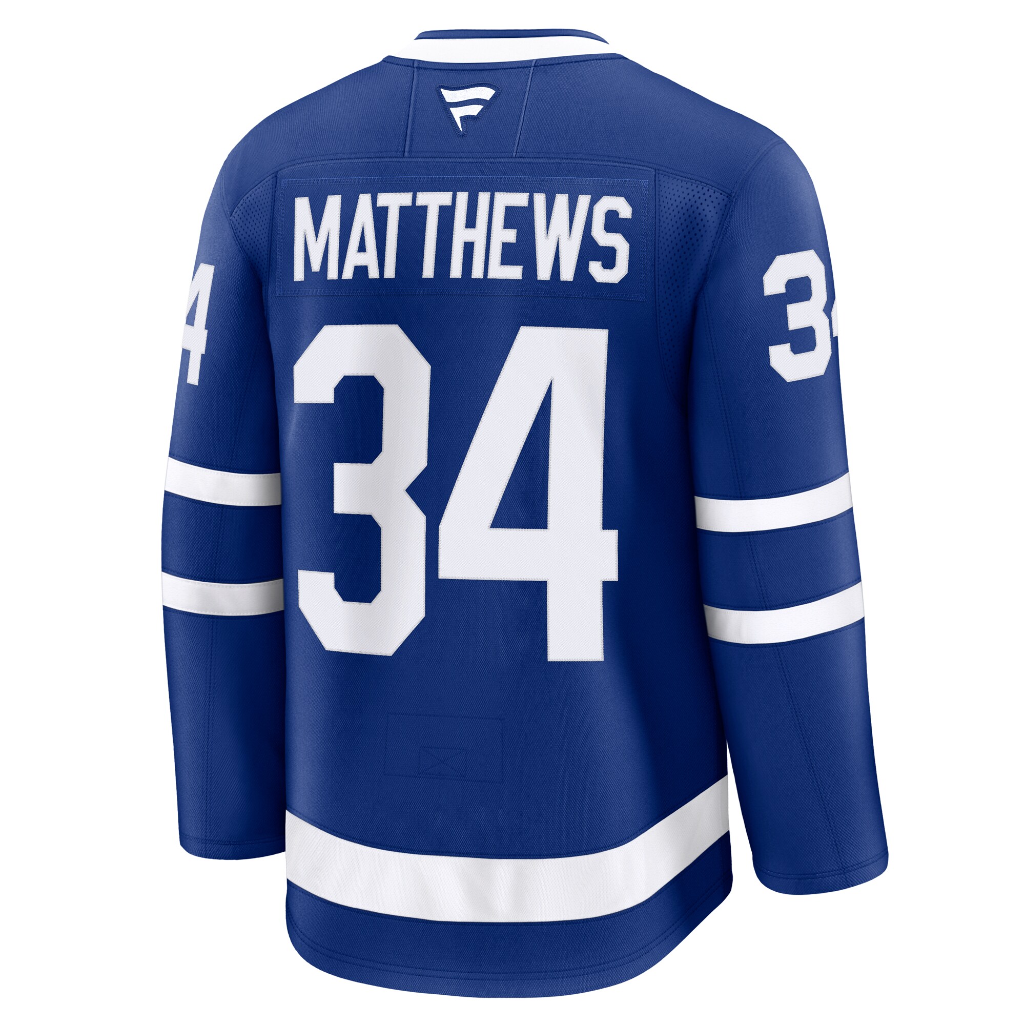Toronto Maple Leafs Auston Matthews Blue Captain Patch Home Premium NHL Jersey Men's