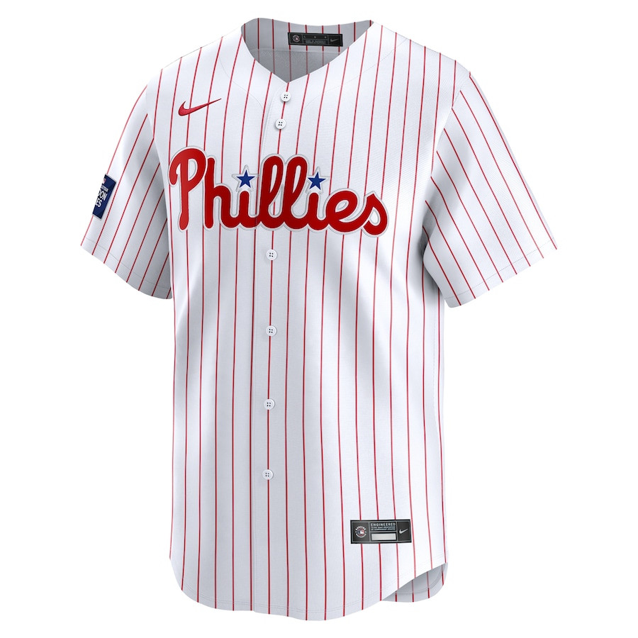 Philadelphia Phillies 2024 World Tour London Series Home Limited White MLB Jersey Men's