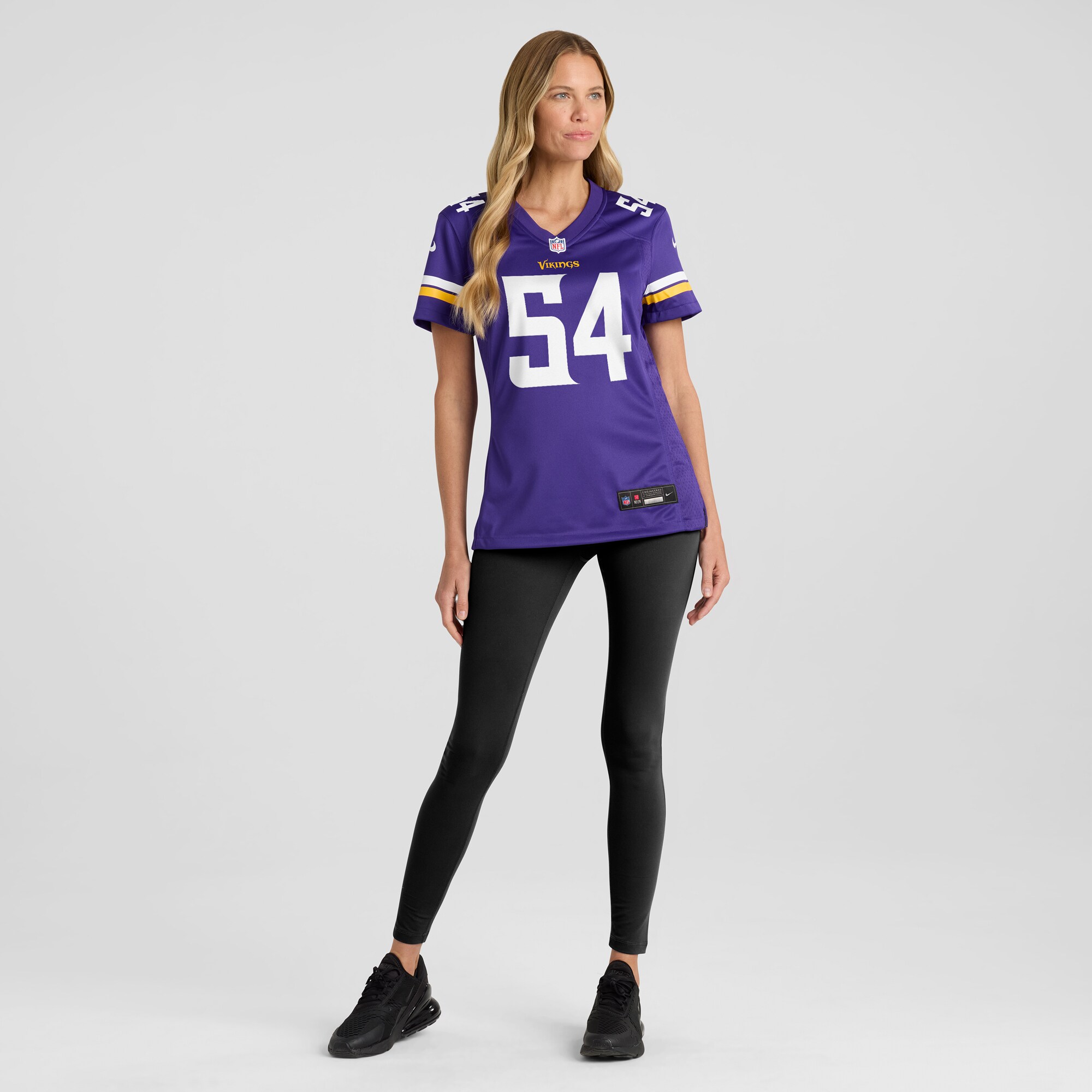 Minnesota Vikings Kamu Grugier-Hill Purple Game NFL Jersey Women's