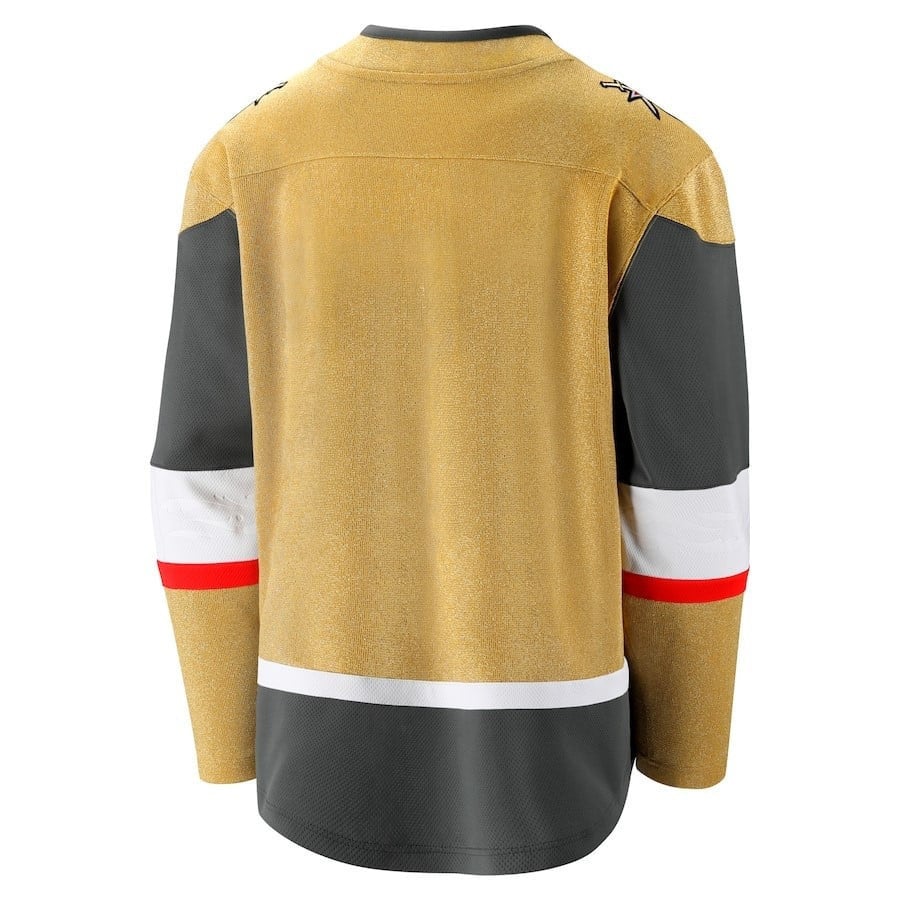 Adin Hill 33 Vegas Golden Knights 2023 Stanley Cup Champions Patch Breakaway Home Gold NHL Jersey Men's