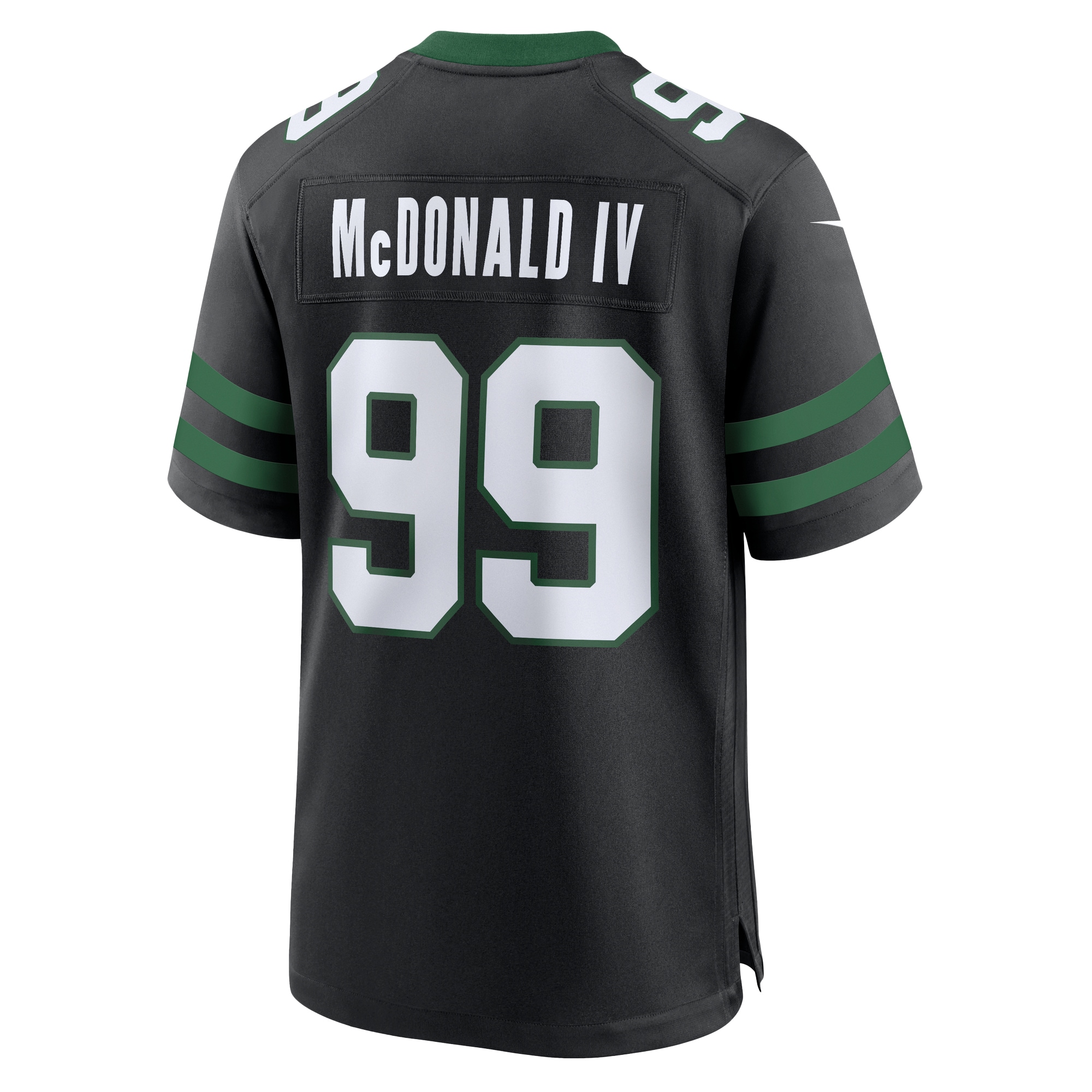 New York Jets Will McDonald IV Legacy Black Alternate Game NFL Jersey Men's