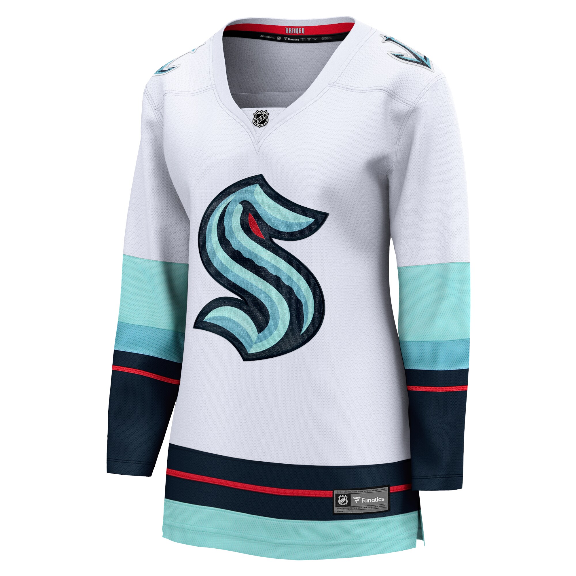 Seattle Kraken White Away Breakaway NHL Jersey Women's