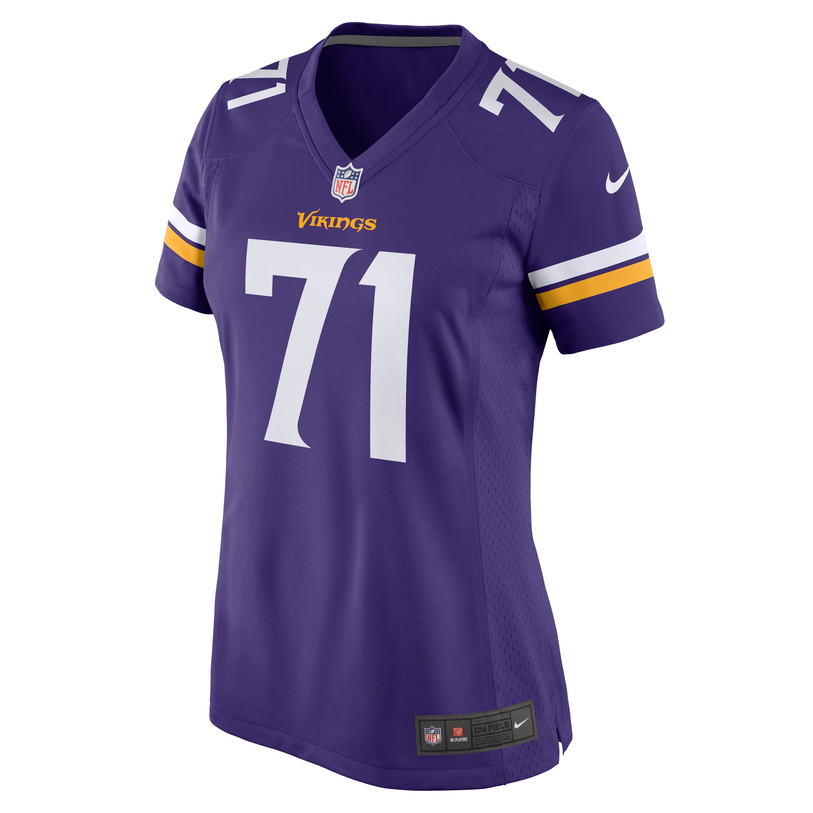 Minnesota Vikings Christian Darrisaw Purple Game NFL Jersey Women's