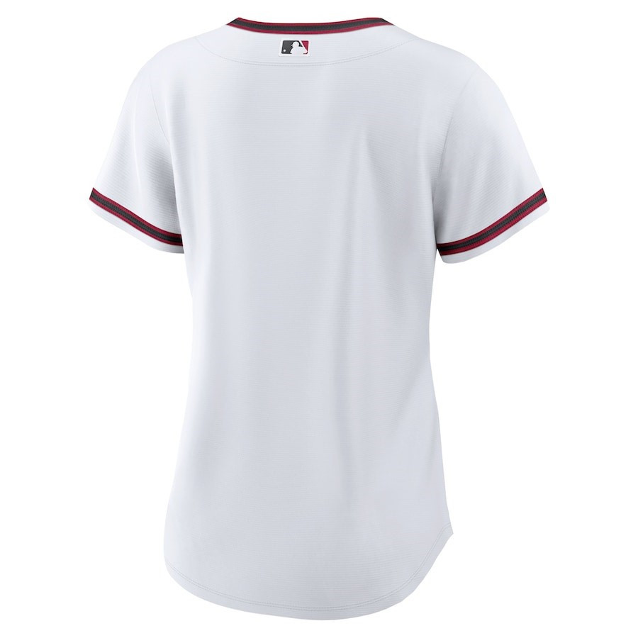 Arizona Diamondbacks Home Blank White MLB Jersey Women's