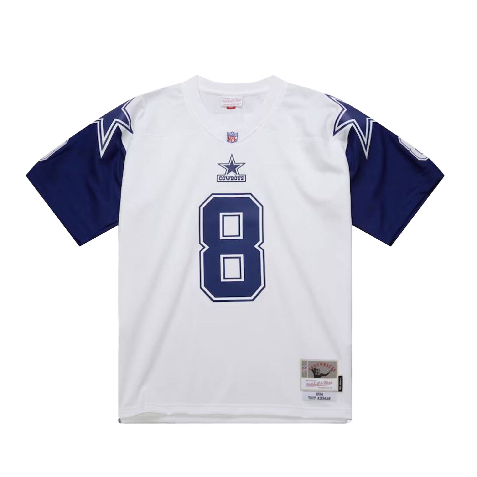 Dallas Cowboys Troy Aikman Mitchell Ness White 1994 Alternate Legacy NFL Jersey Men's