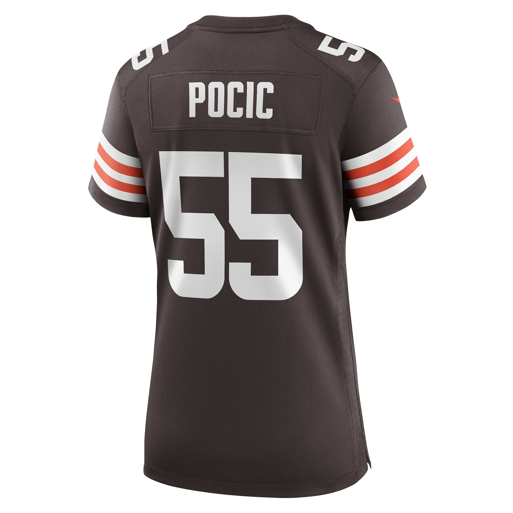 Cleveland Browns Ethan Pocic Brown Game NFL Jersey Women's