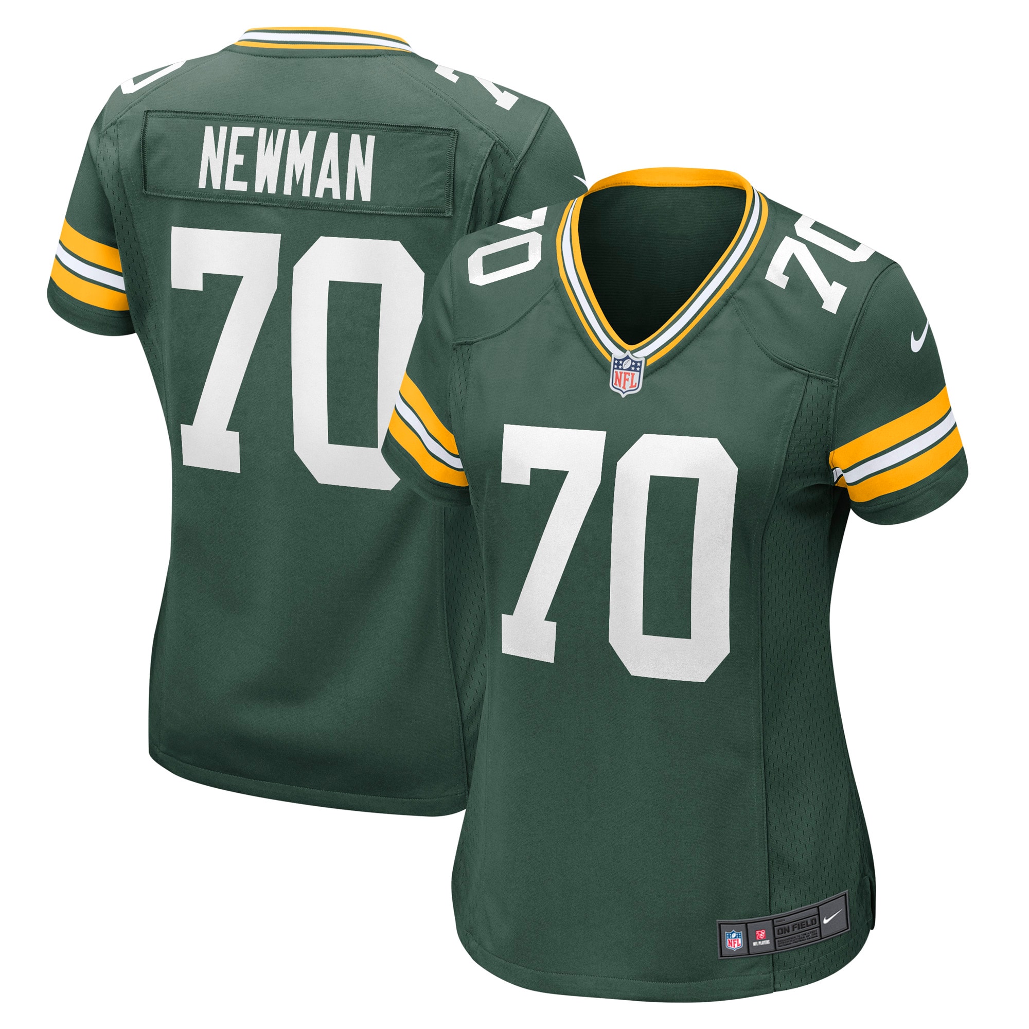 Green Bay Packers Royce Newman Green Game NFL Jersey Women's